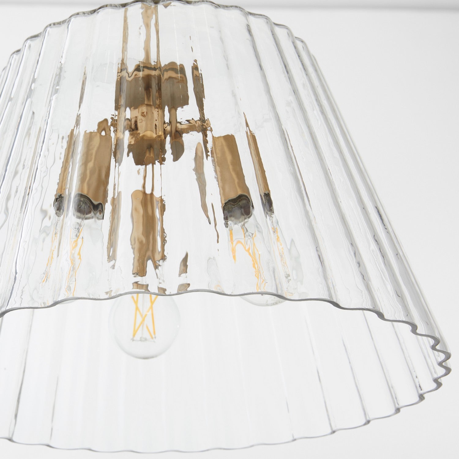 Quorum - 8803-3-47 - Three Light Pendant - Lawton - Brushed Brass