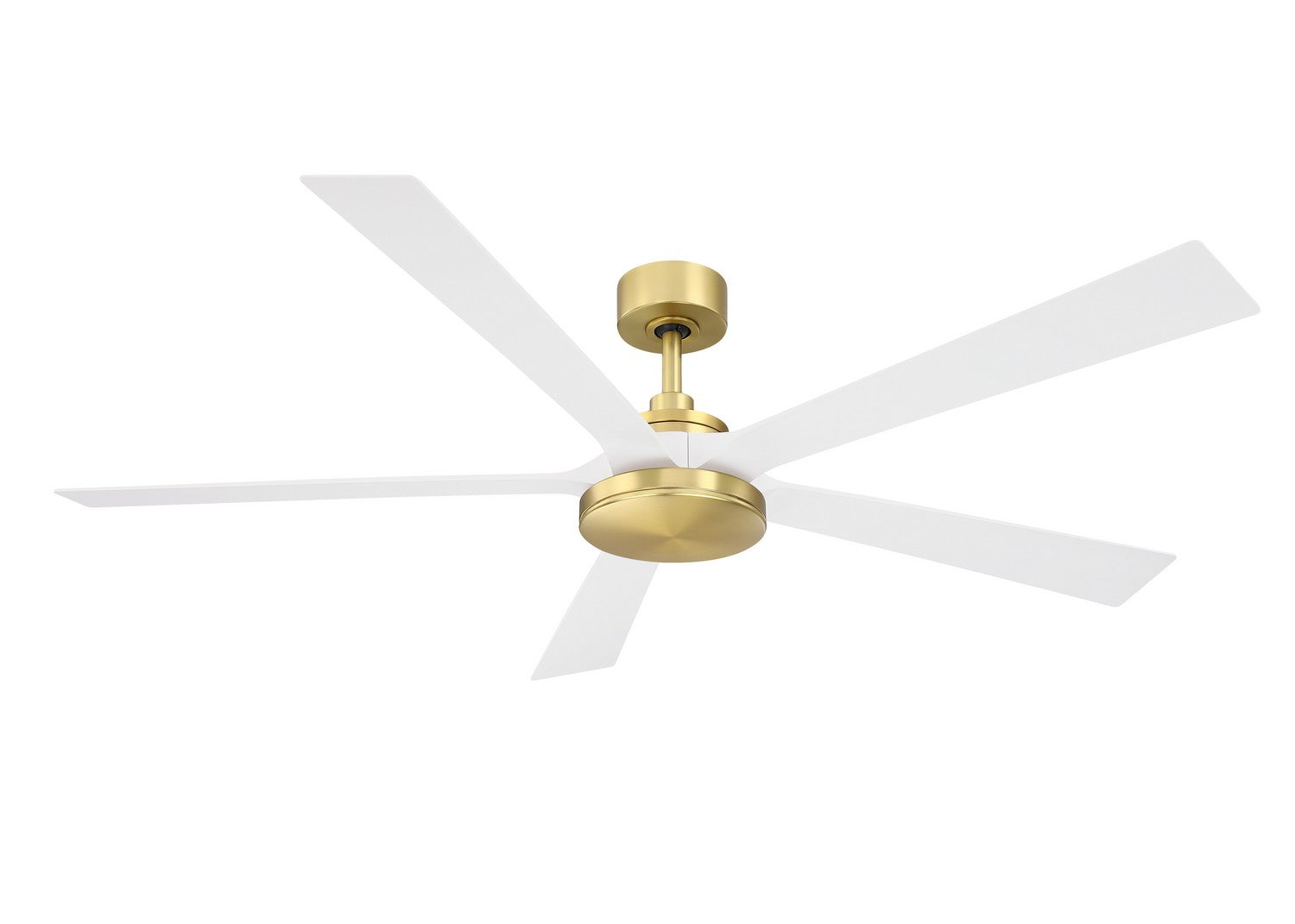 Fanimation - FPD8564BS - 64"Ceiling Fan - TorchAire 64 - Brushed Satin Brass