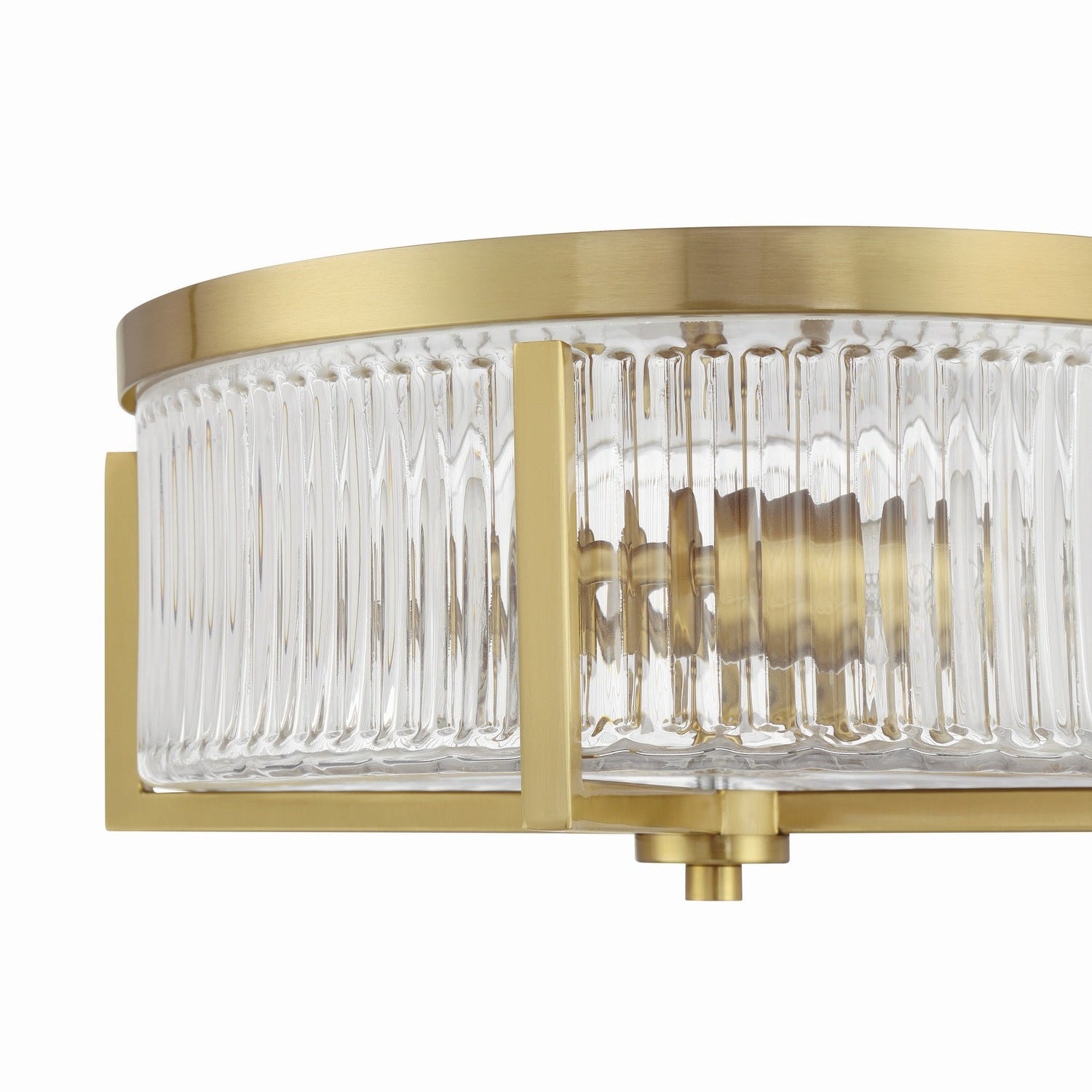 Craftmade - 60183-SB - Three Light Flushmount - Whittley - Satin Brass