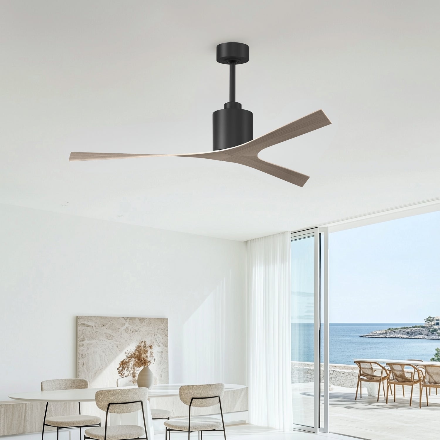 Matthews Fan Company - MK-BK-GA - Ceiling Fan - Molly - Matte Black