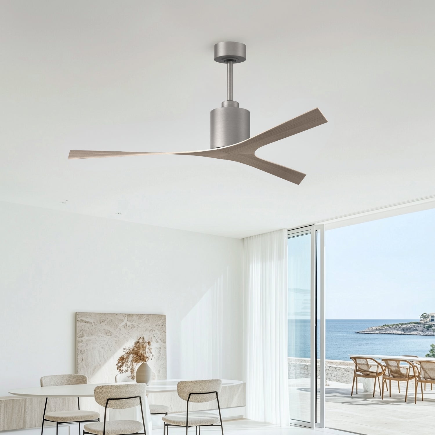 Matthews Fan Company - MK-BN-GA - Ceiling Fan - Molly - Brushed Nickel