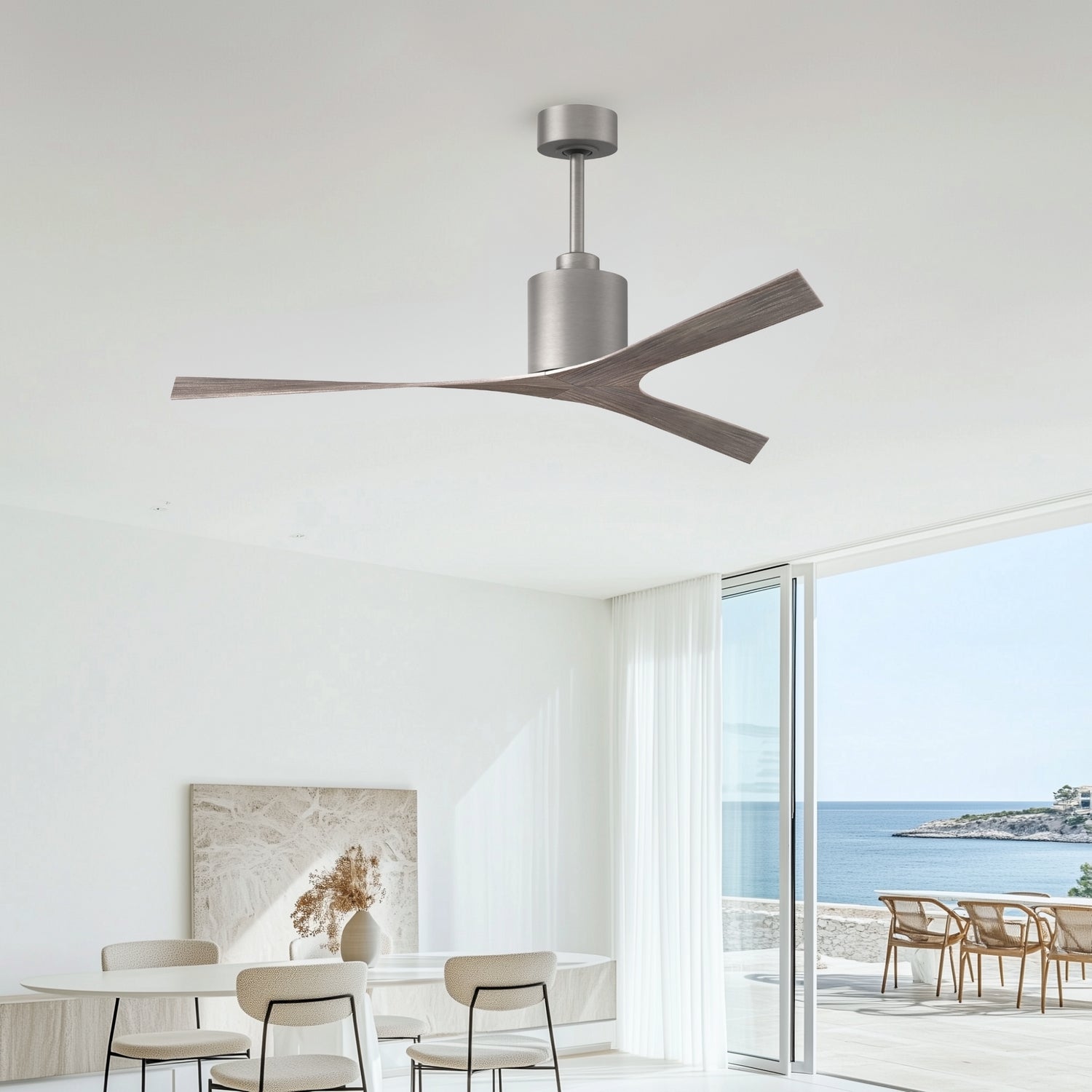 Matthews Fan Company - MK-BN-OO - Ceiling Fan - Molly - Brushed Nickel