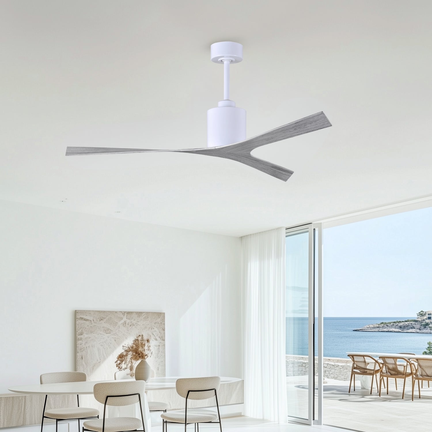 Matthews Fan Company - MK-WH-BW - Ceiling Fan - Molly - Gloss White