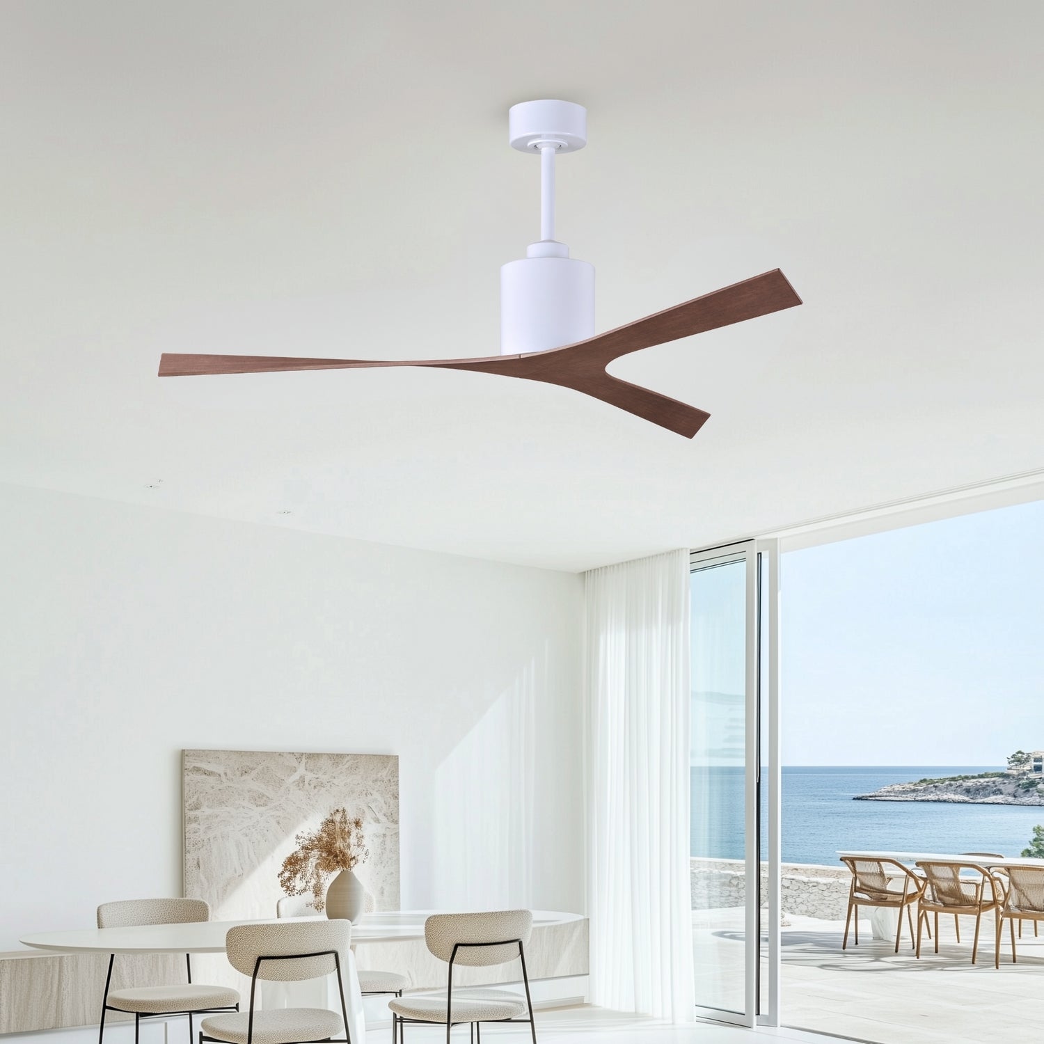 Matthews Fan Company - MK-WH-WN - Ceiling Fan - Molly - Gloss White