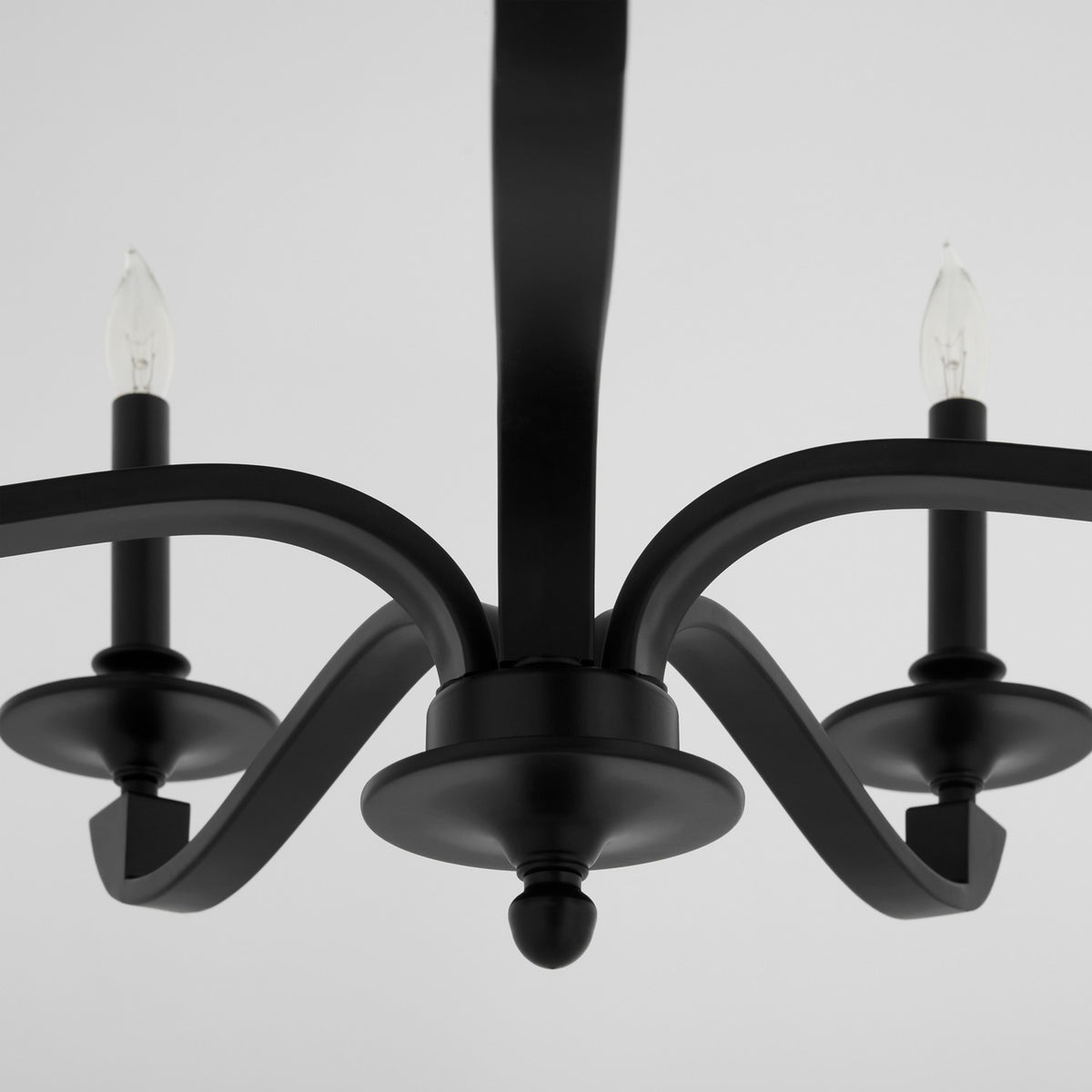 Quorum - 6240-5-59 - Five Light Chandelier - Chantelle - Matte Black