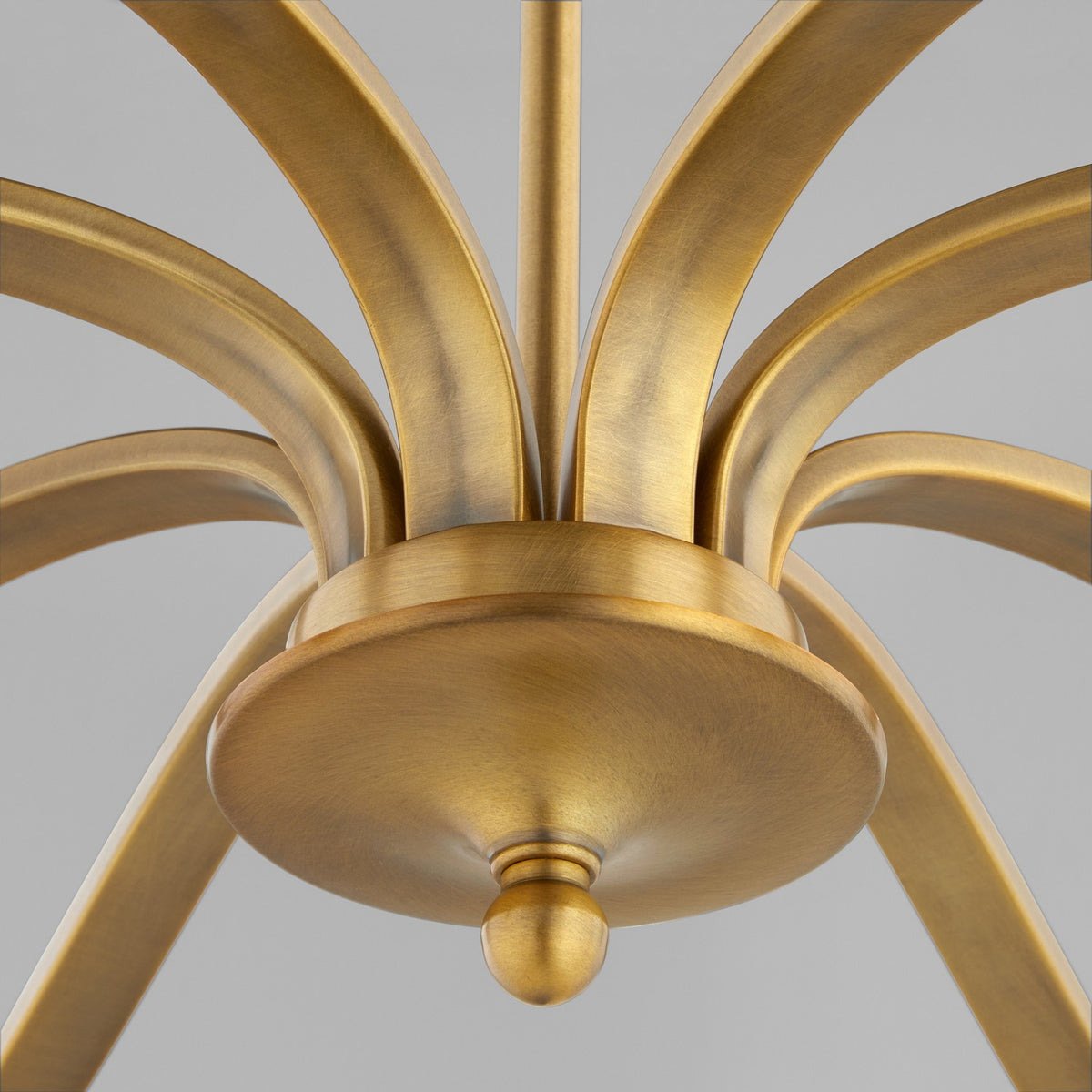 Quorum - 6240-8-47 - Eight Light Chandelier - Chantelle - Brushed Brass