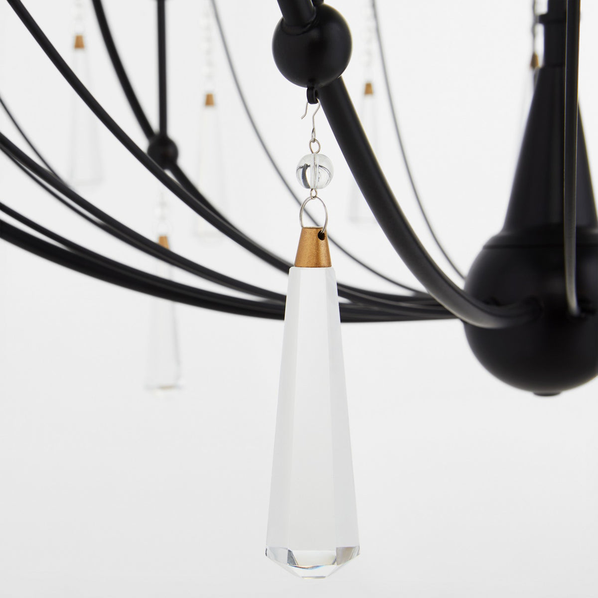 Quorum - 673-6-59 - Six Light Chandelier - Eloise - Matte Black