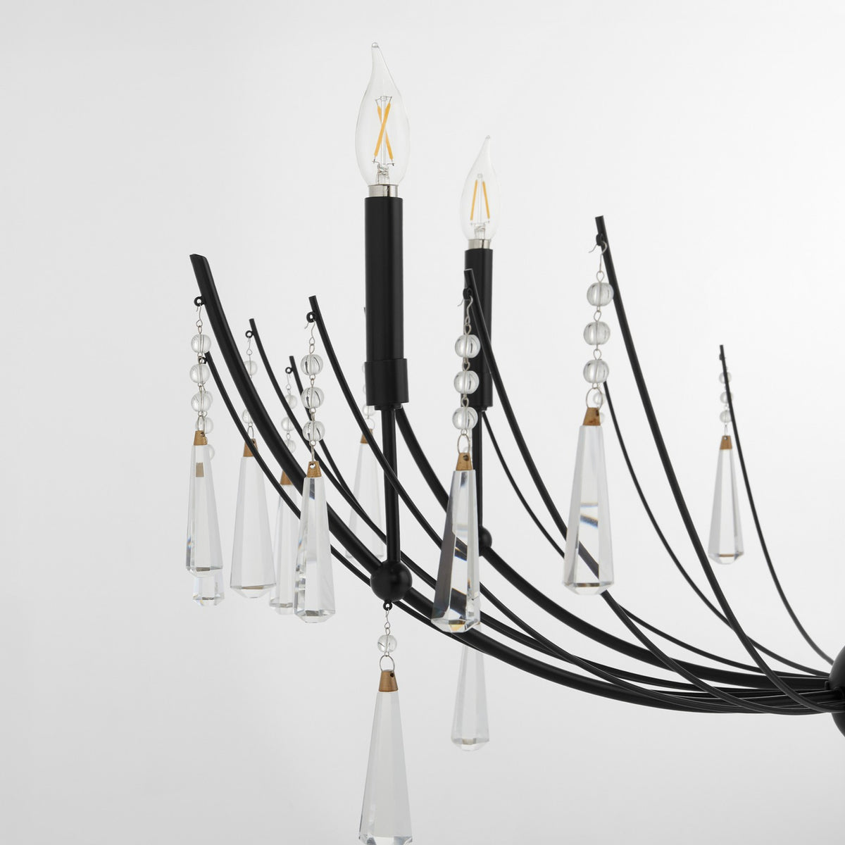 Quorum - 673-6-59 - Six Light Chandelier - Eloise - Matte Black