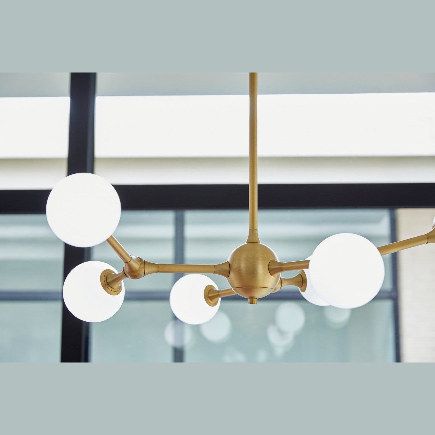Quorum - 3-646-56 - LED Chandelier - Orbe - Brushed Brass
