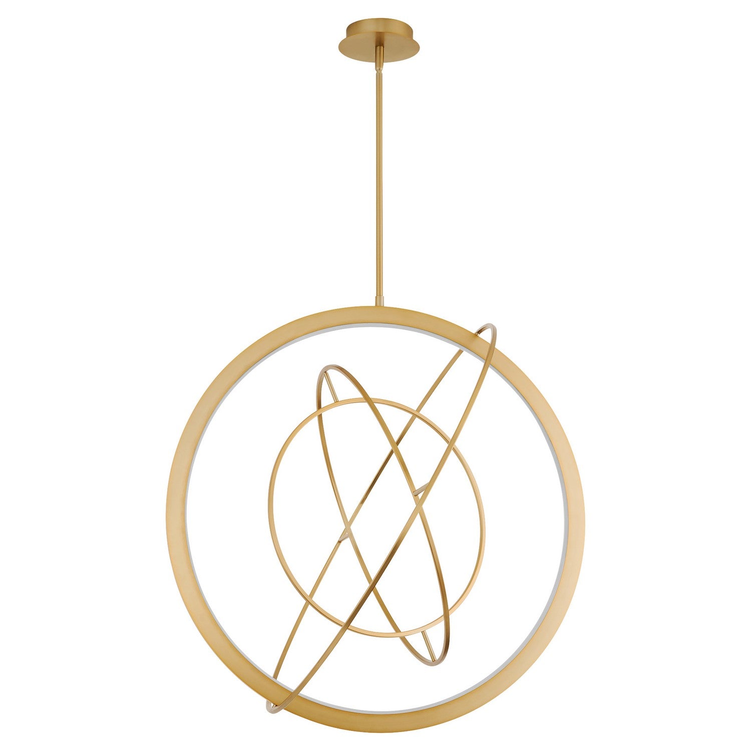 Quorum - 3-658-40 - LED Pendant - Gallilei - Aged Brass