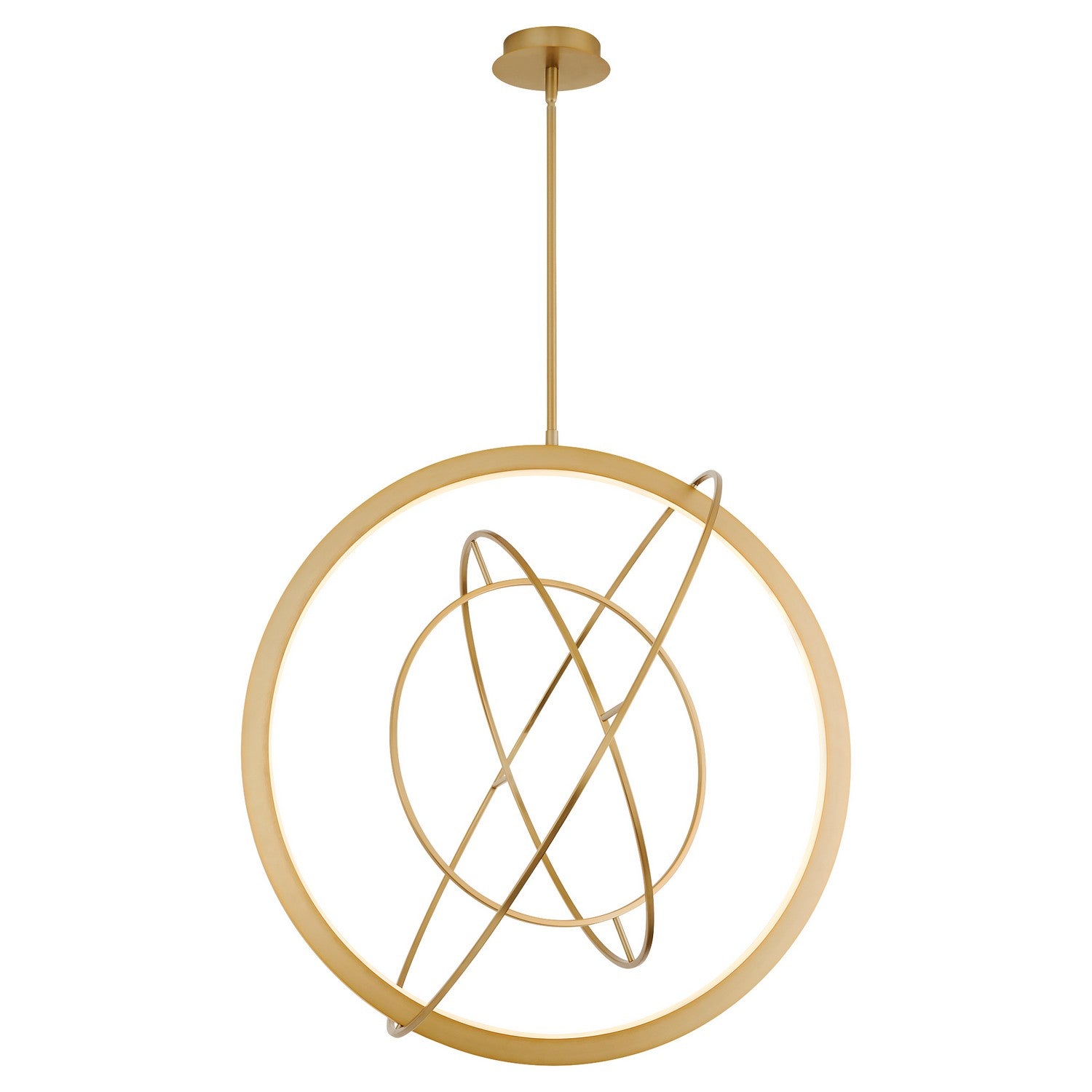 Quorum - 3-658-40 - LED Pendant - Gallilei - Aged Brass