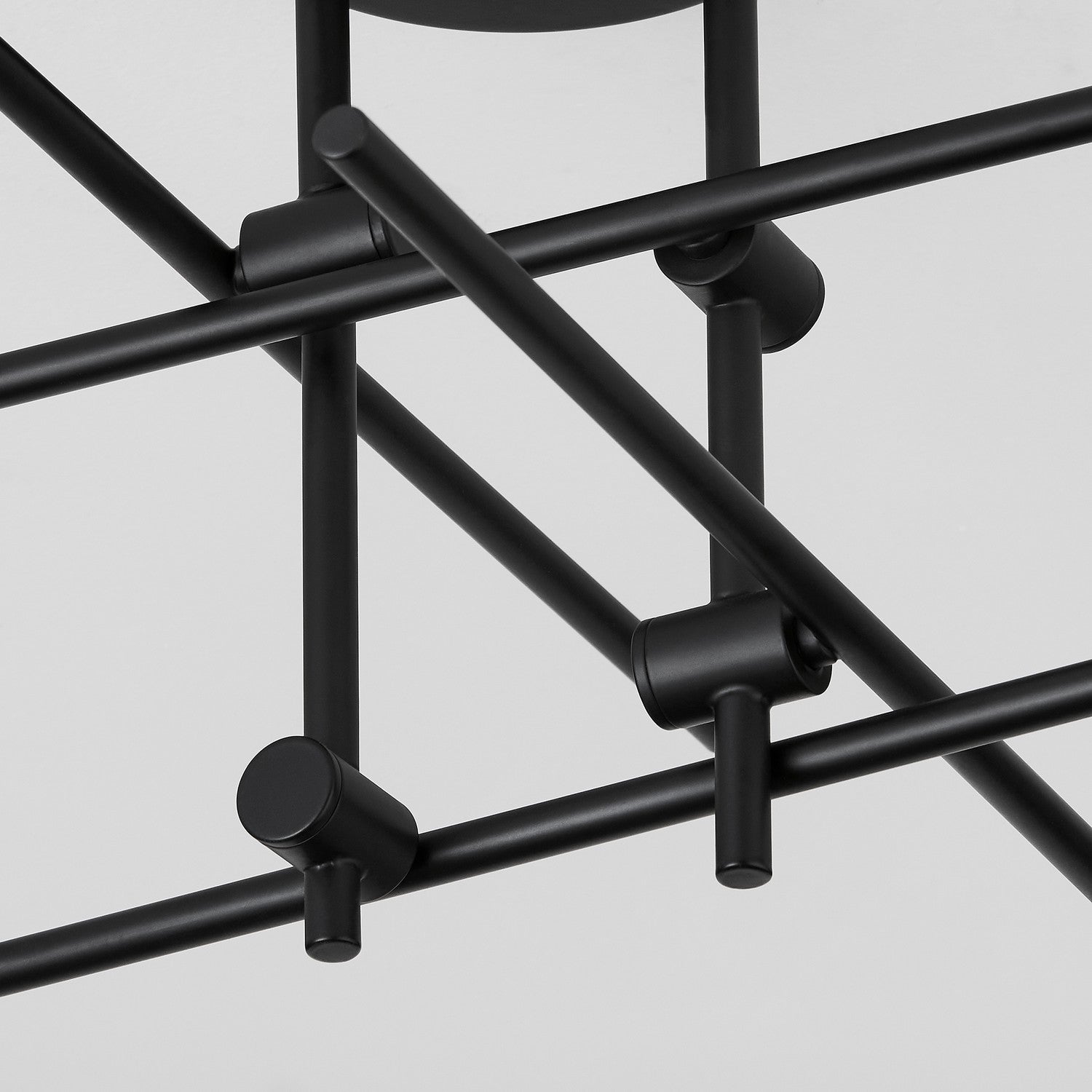 Quorum - 3-696-15 - Four Light Semi-Flush Mount - Mika - Black