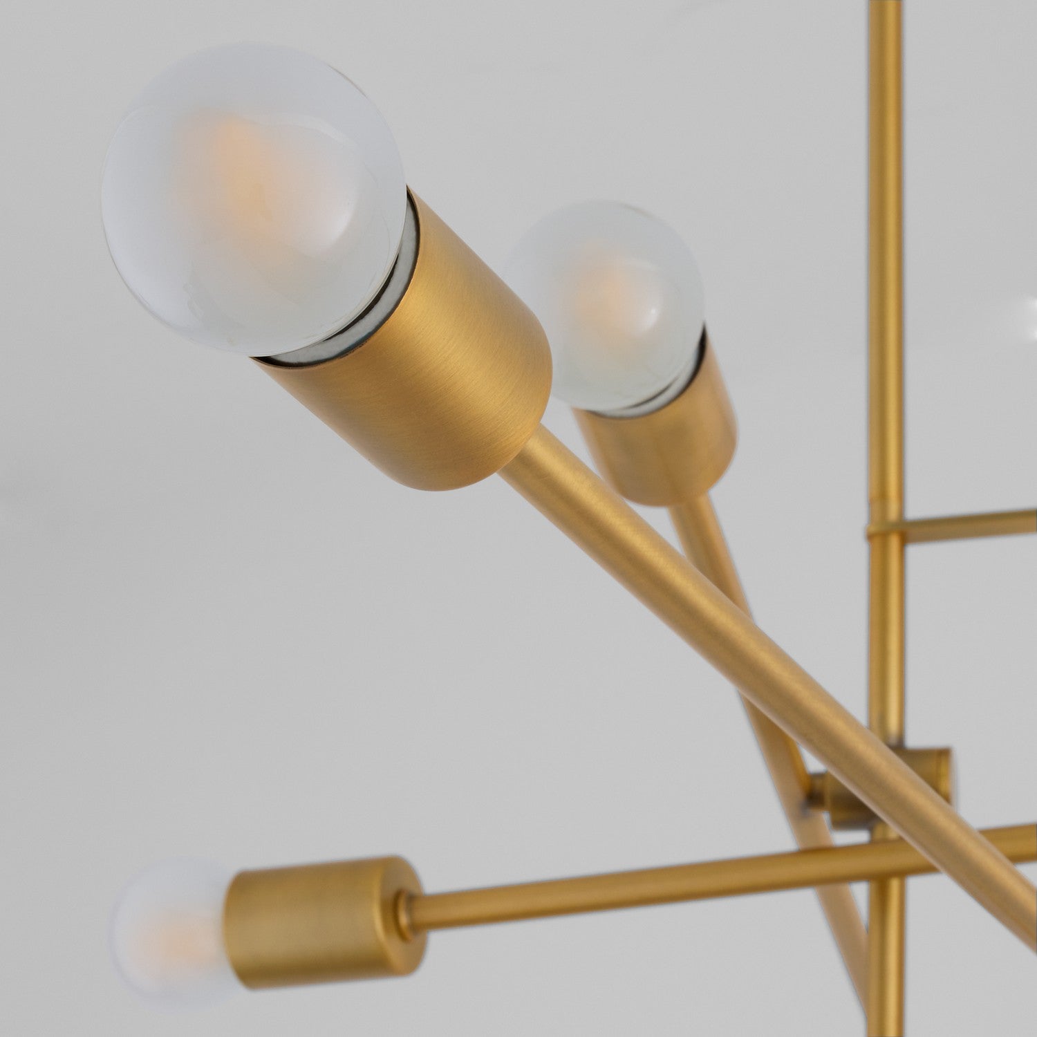 Quorum - 3-697-56 - Ten Light Chandelier - Mika - Brushed Brass