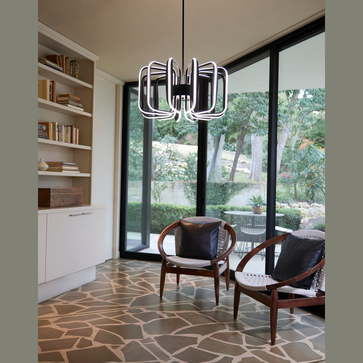 Quorum - 3-819-15 - LED Pendant - Roto - Black