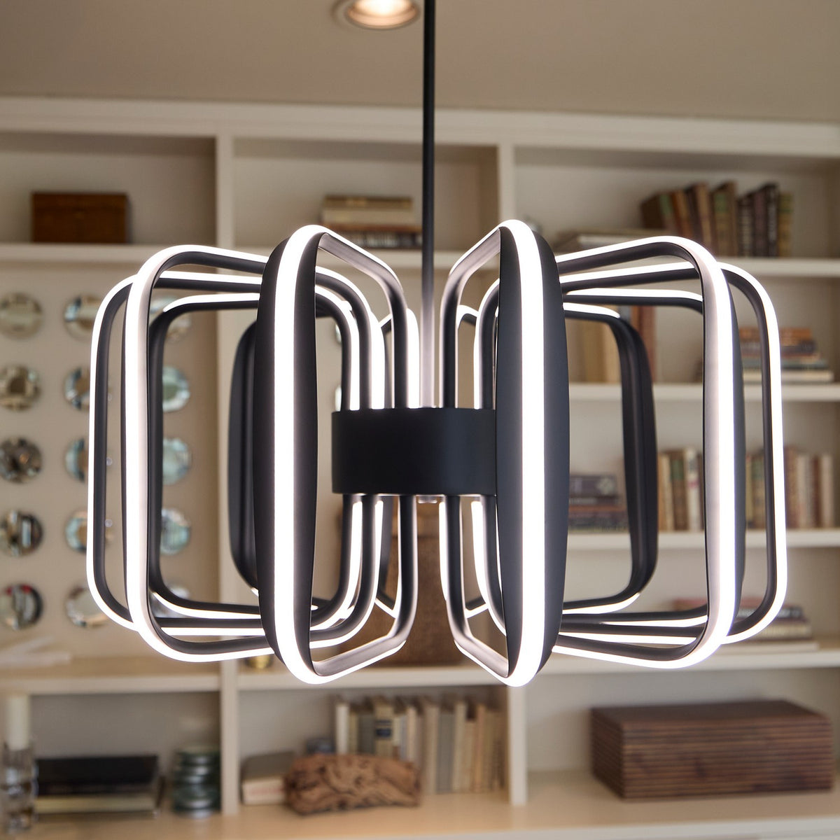 Quorum - 3-819-15 - LED Pendant - Roto - Black