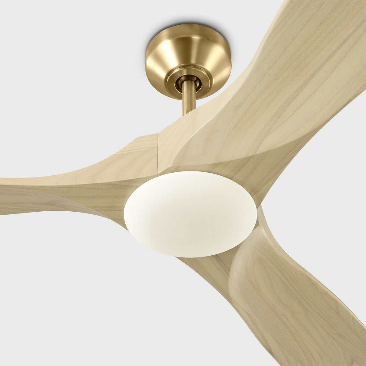 Visual Comfort Fan - 3MAVSM52BBSWWOD - 52" Ceiling Fan - Maverick Smart 52 LED - Burnished Brass