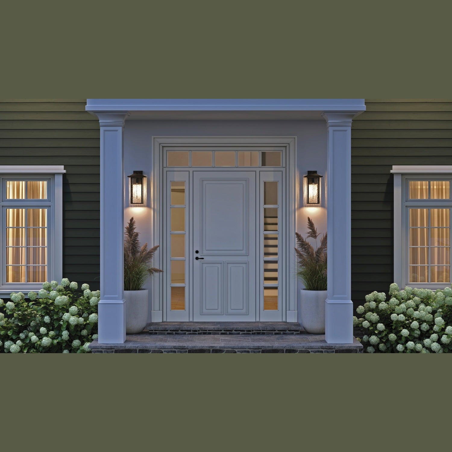 Kichler - 49928OZ - One Light Outdoor Wall Mount - Capanna - Olde Bronze