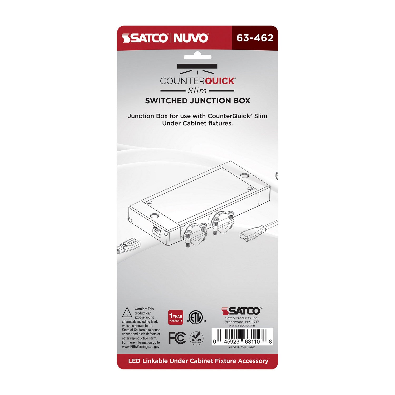 Nuvo Lighting - 63-462 - Junction Box - Black