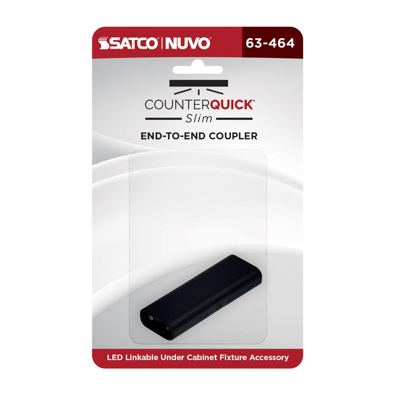 Nuvo Lighting - 63-464 - End-To-End Coupler - Black