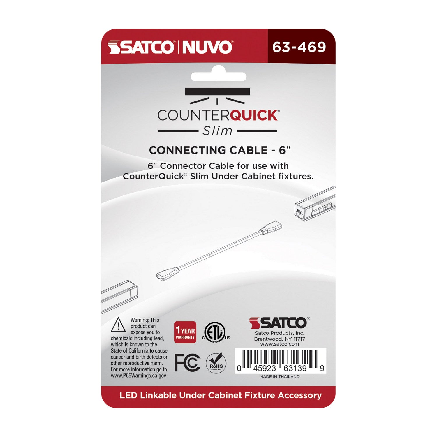 Nuvo Lighting - 63-469 - Connecting Cable - Black