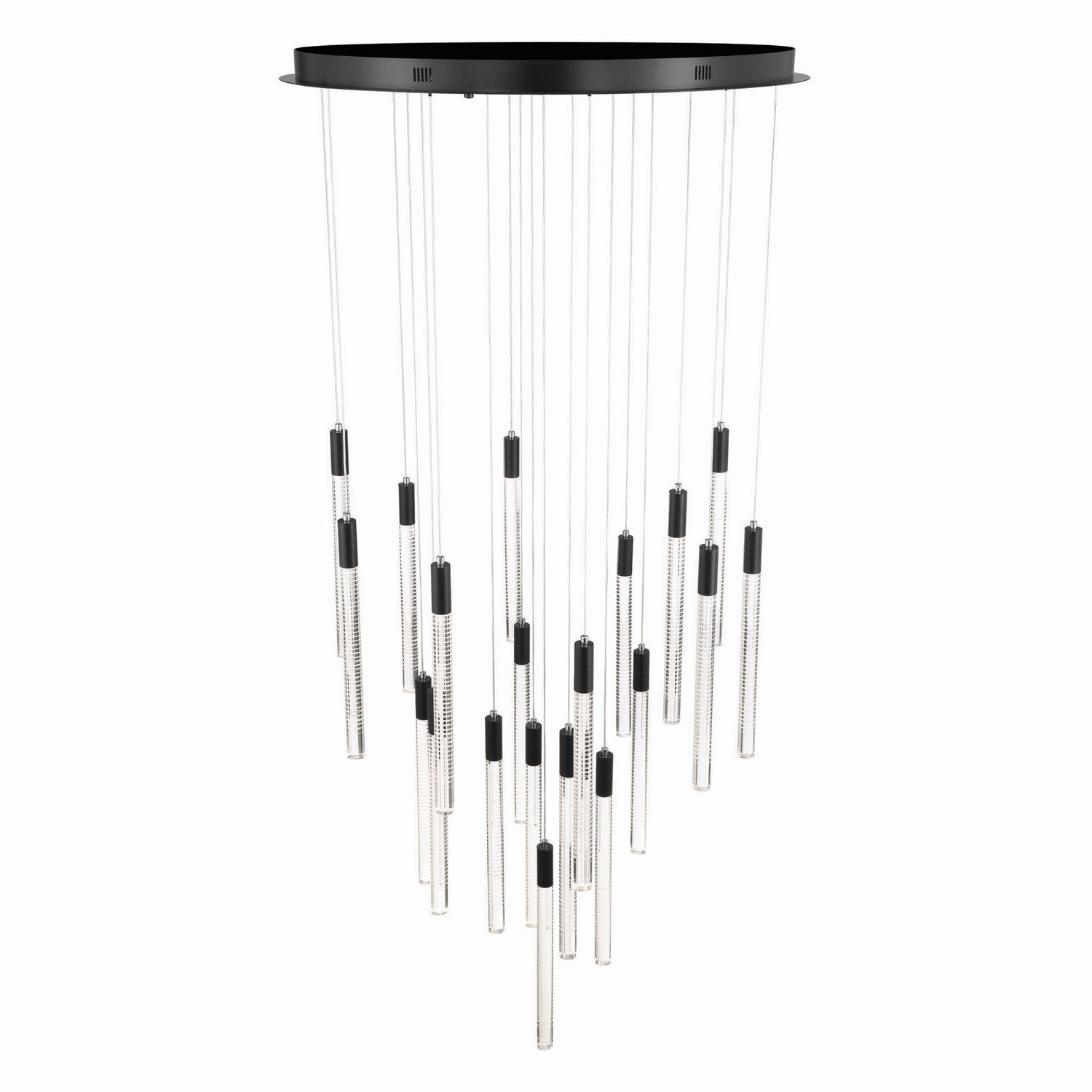 Artcraft - AC12140BK - LED Chandelier - Celine - Brass