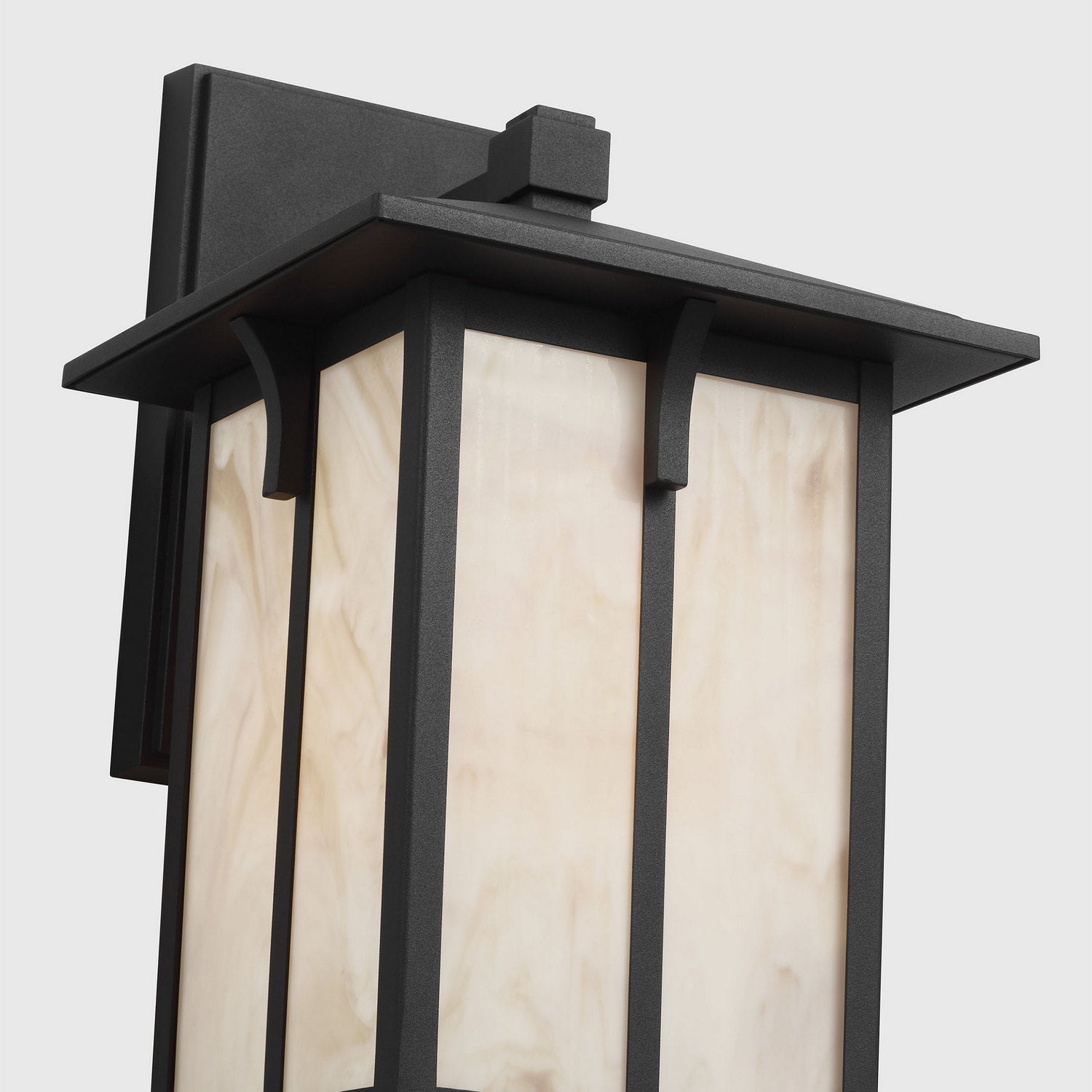 Generation Lighting - 8652701CG-12 - One Light Outdoor Wall Lantern - Tomek - Black