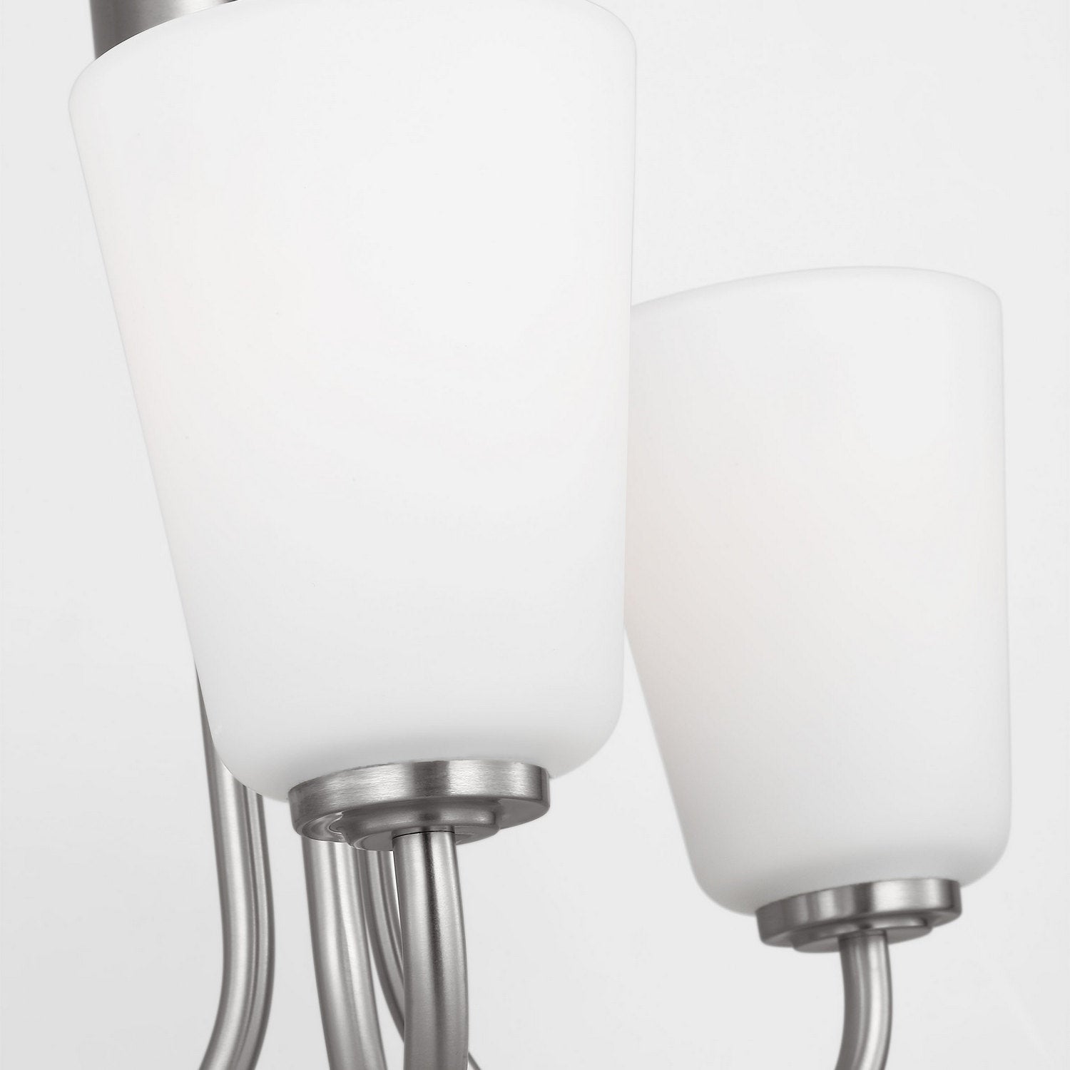 Generation Lighting - GLC1123BS - Three Light Chandelier - Miles - Brushed Nickel