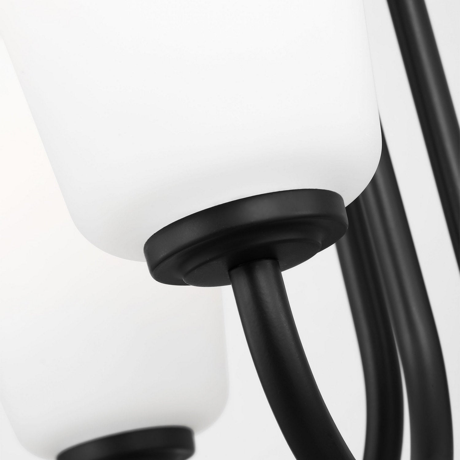 Generation Lighting - GLC1123MBK - Three Light Chandelier - Miles - Midnight Black