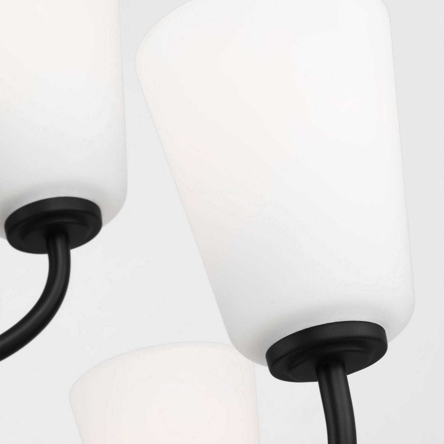 Generation Lighting - GLC1139MBK - Nine Light Chandelier - Miles - Midnight Black