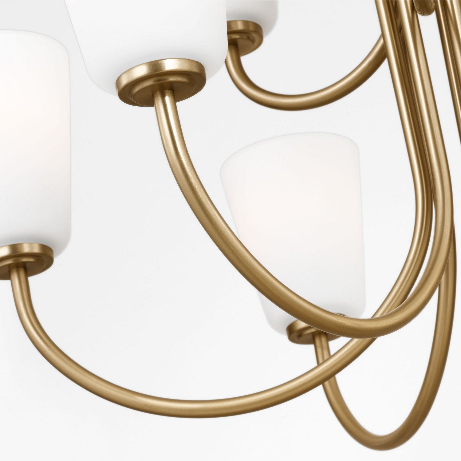 Generation Lighting - GLC1139SB - Nine Light Chandelier - Miles - Satin Brass
