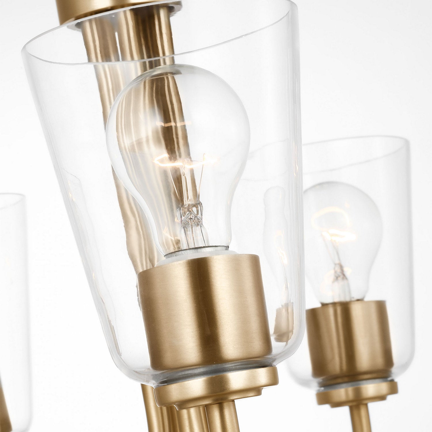 Generation Lighting - GLC1145SB - Five Light Chandelier - Miles - Satin Brass