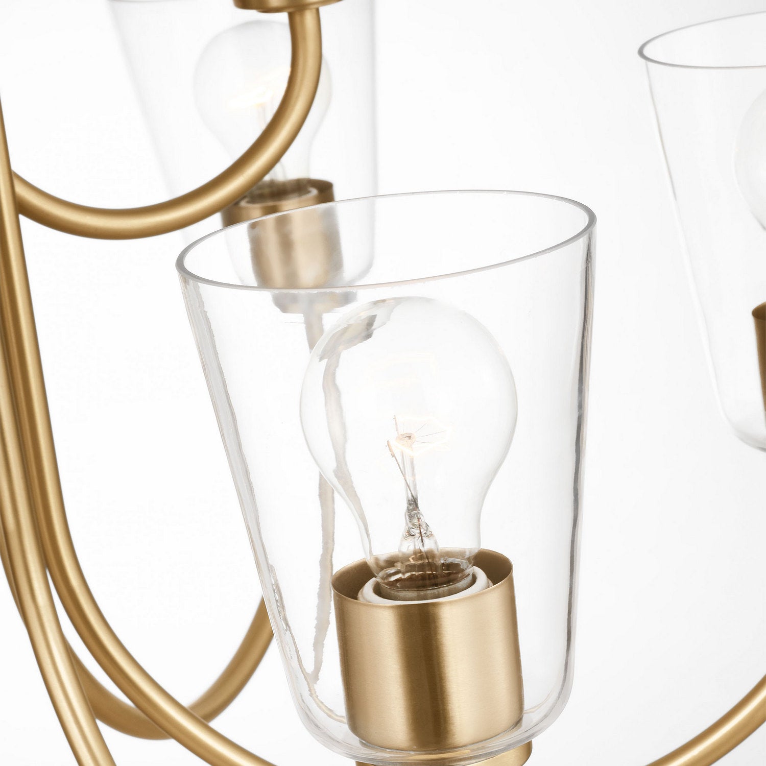 Generation Lighting - GLC1169SB - Nine Light Chandelier - Miles - Satin Brass