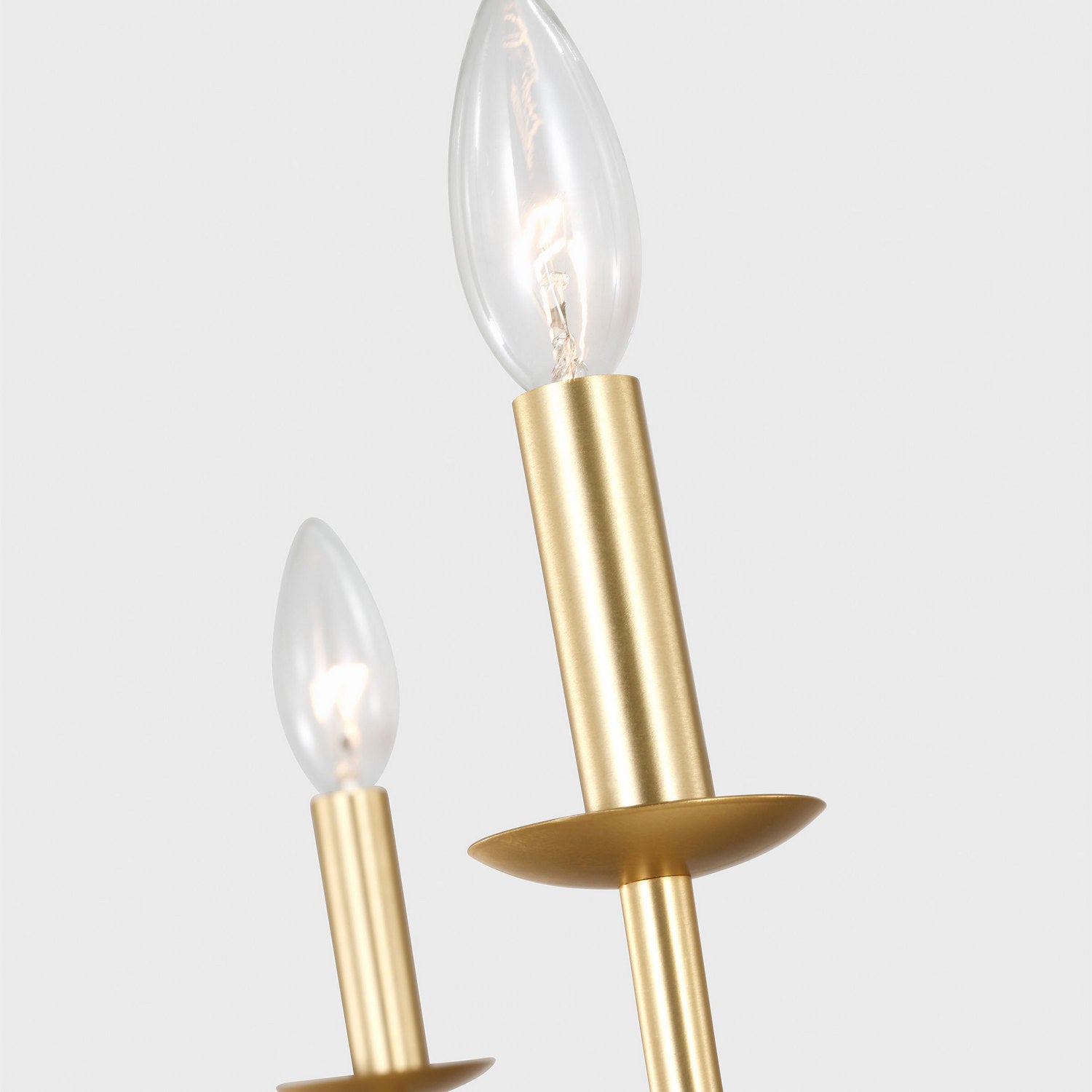 Generation Lighting - GLC1196SB - Six Light Chandelier - Abells - Satin Brass