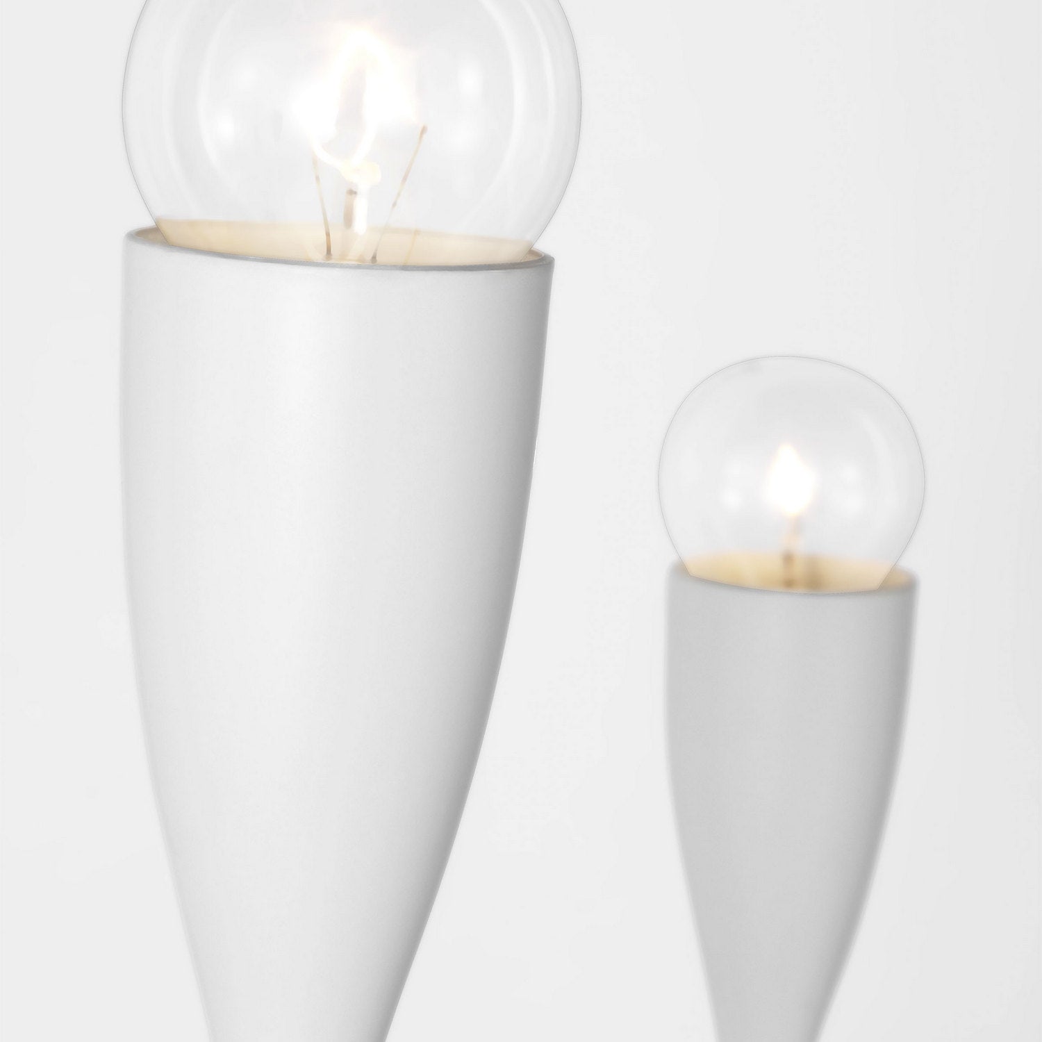 Generation Lighting - GLC1226MWT - Six Light Linear Chandelier - Maya - Matte White