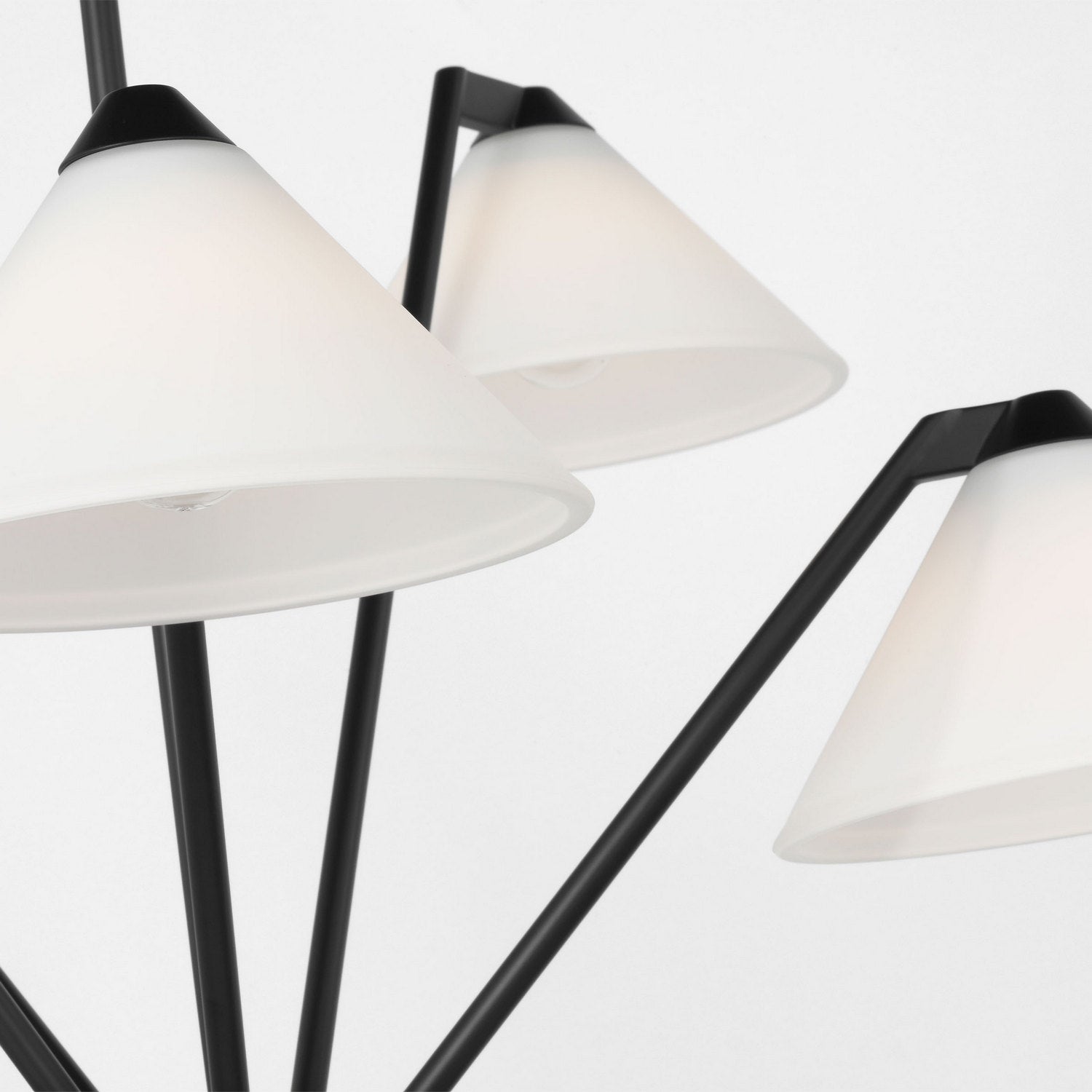 Generation Lighting - GLC1255MBK - Chandelier - Werley - Midnight Black