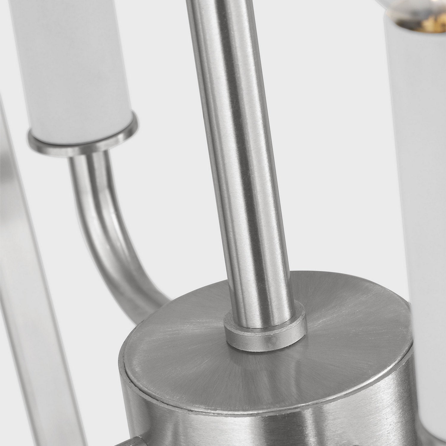 Generation Lighting - GLC1264BS - Four Light Chandelier - Kennan - Brushed Nickel