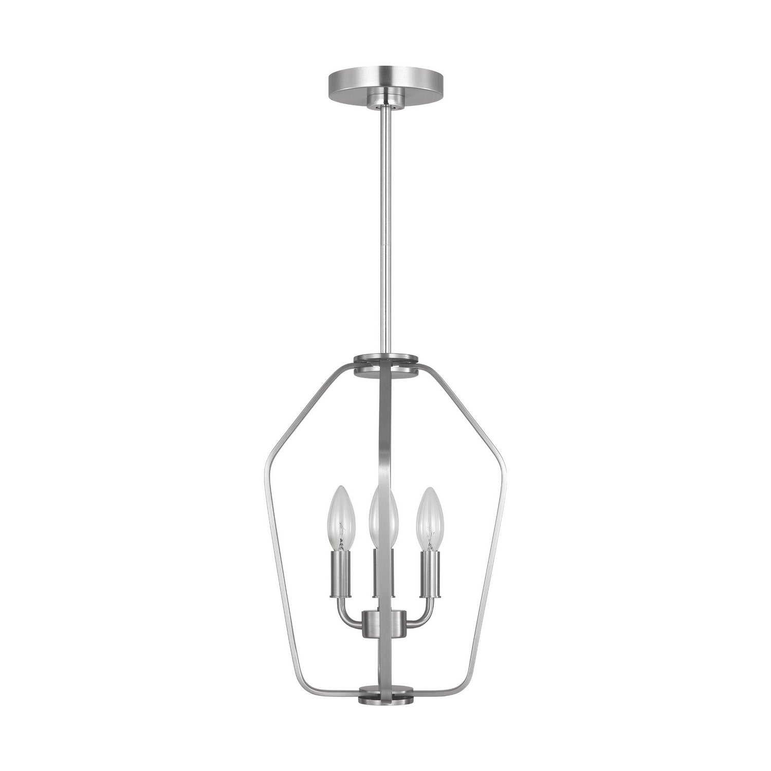 Generation Lighting - GLC1283BS - Three Light Chandelier - Kennan - Brushed Nickel