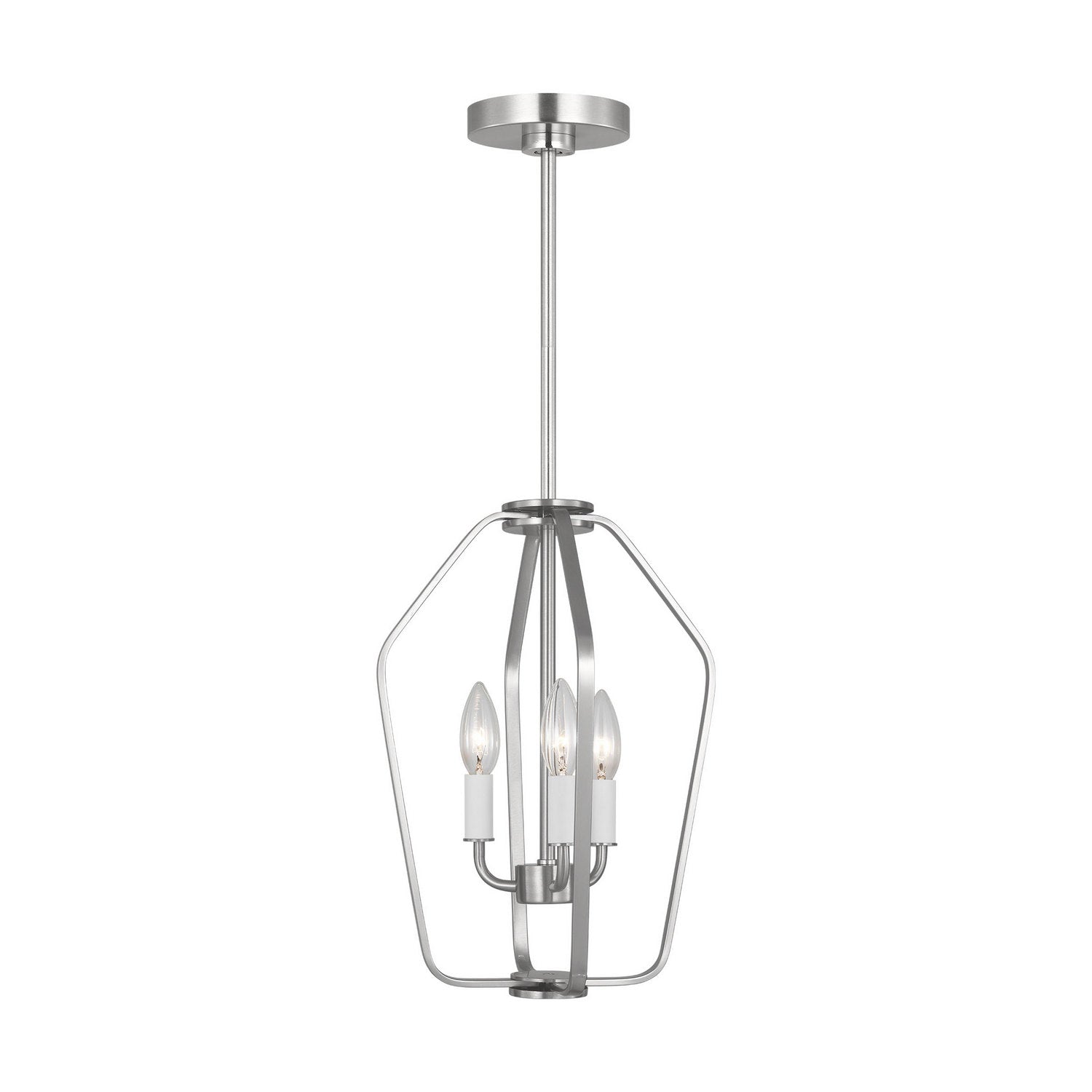 Generation Lighting - GLC1283BS - Three Light Chandelier - Kennan - Brushed Nickel