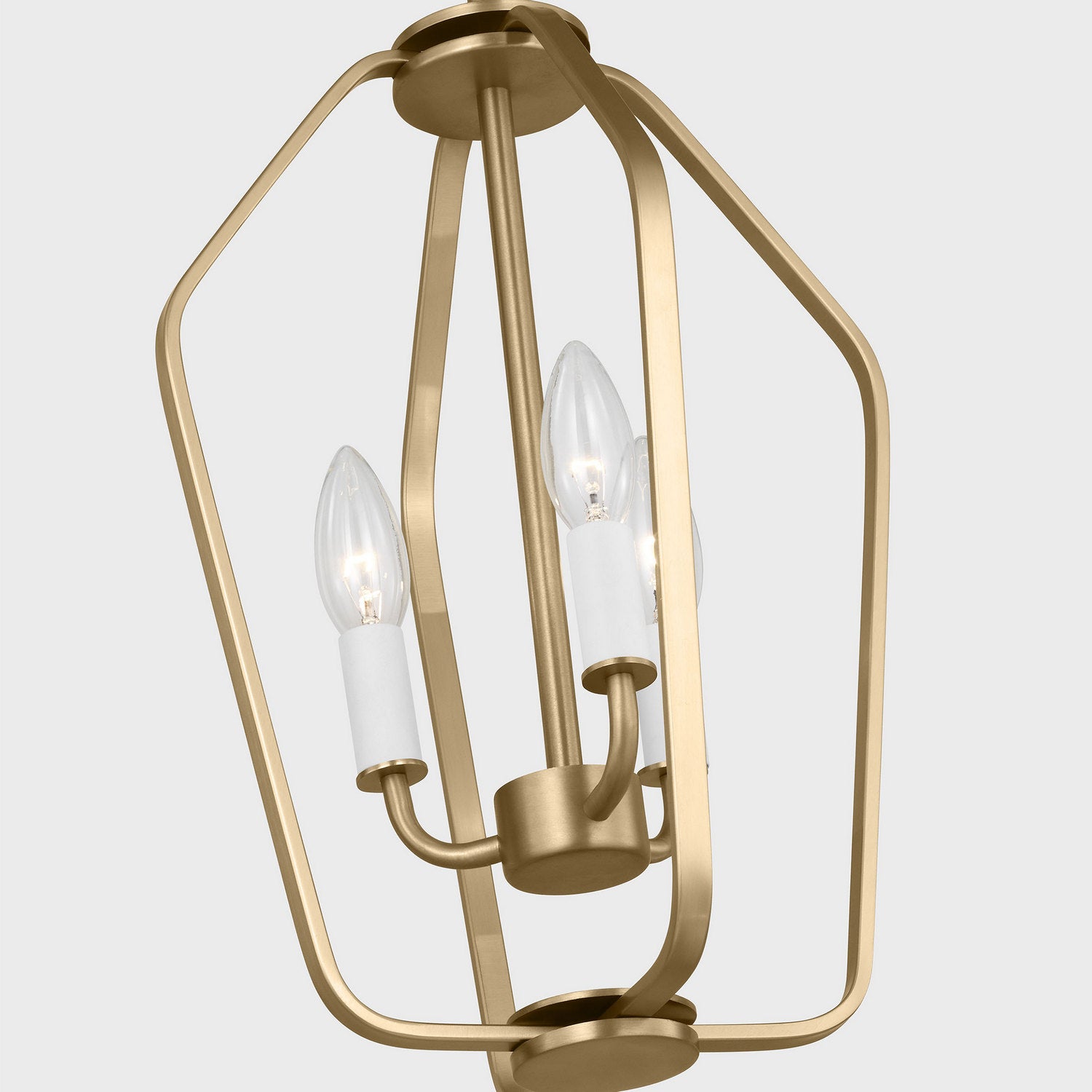 Generation Lighting - GLC1283SB - Three Light Chandelier - Kennan - Satin Brass