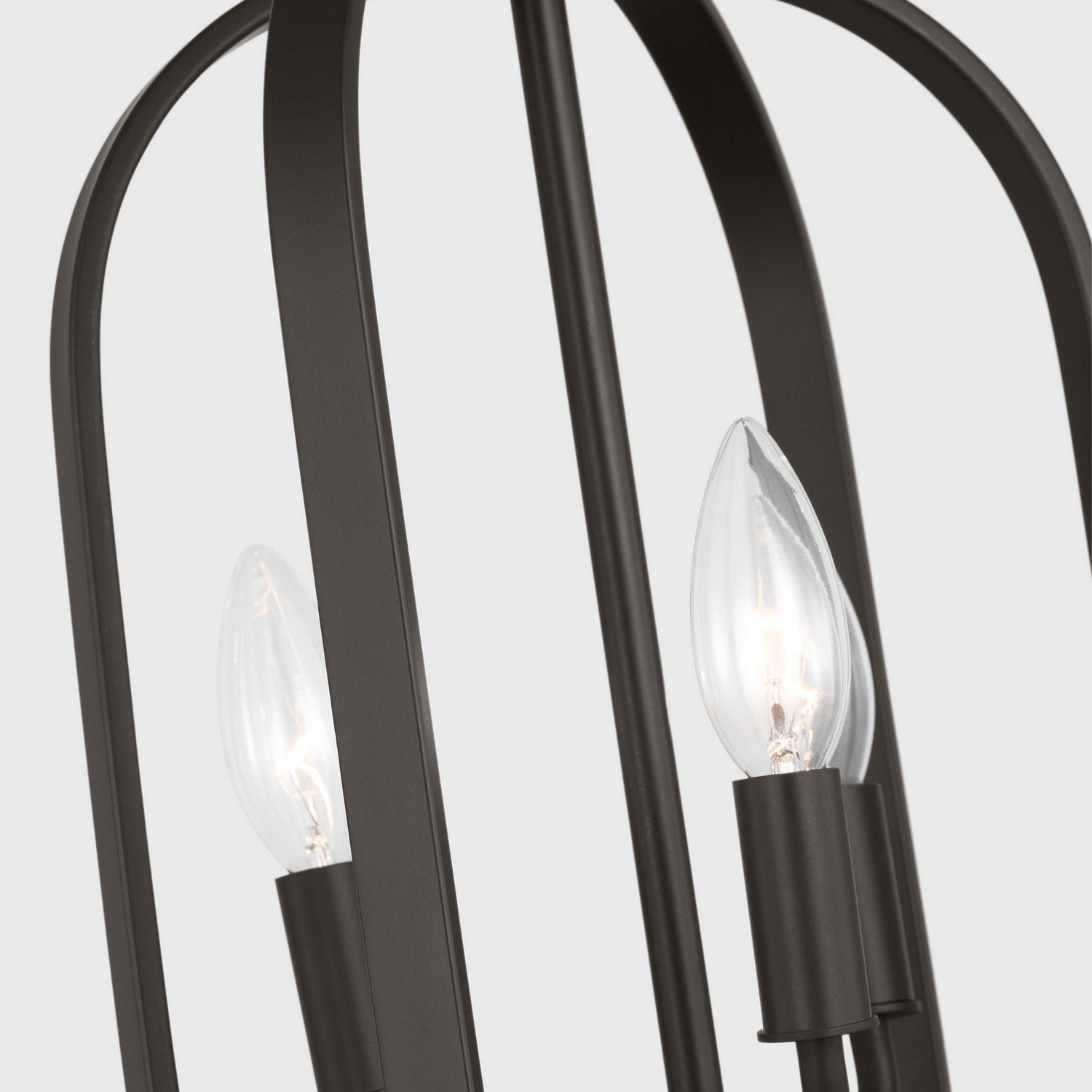 Generation Lighting - GLC1293MBK - Three Light Chandelier - Loretto - Midnight Black
