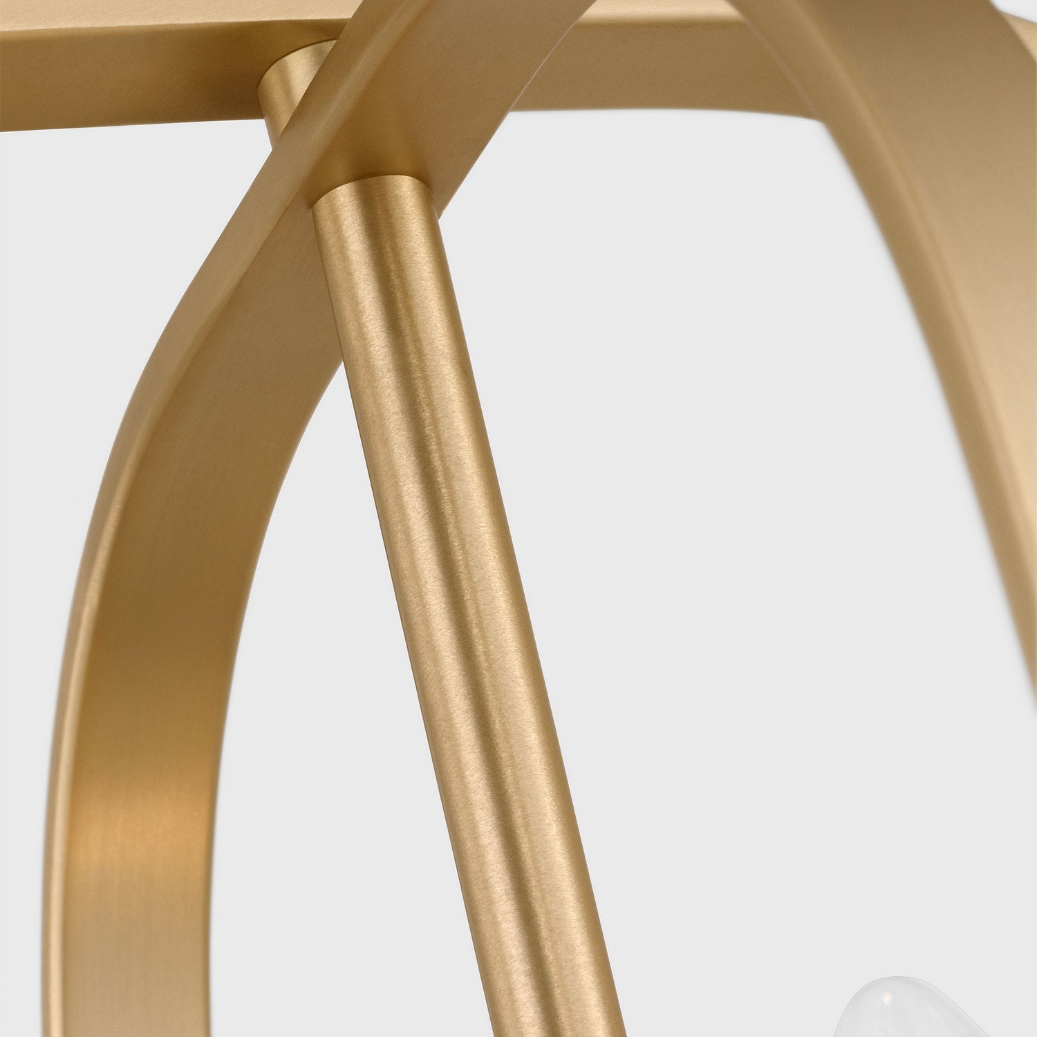 Generation Lighting - GLC1293SB - Three Light Chandelier - Loretto - Satin Brass