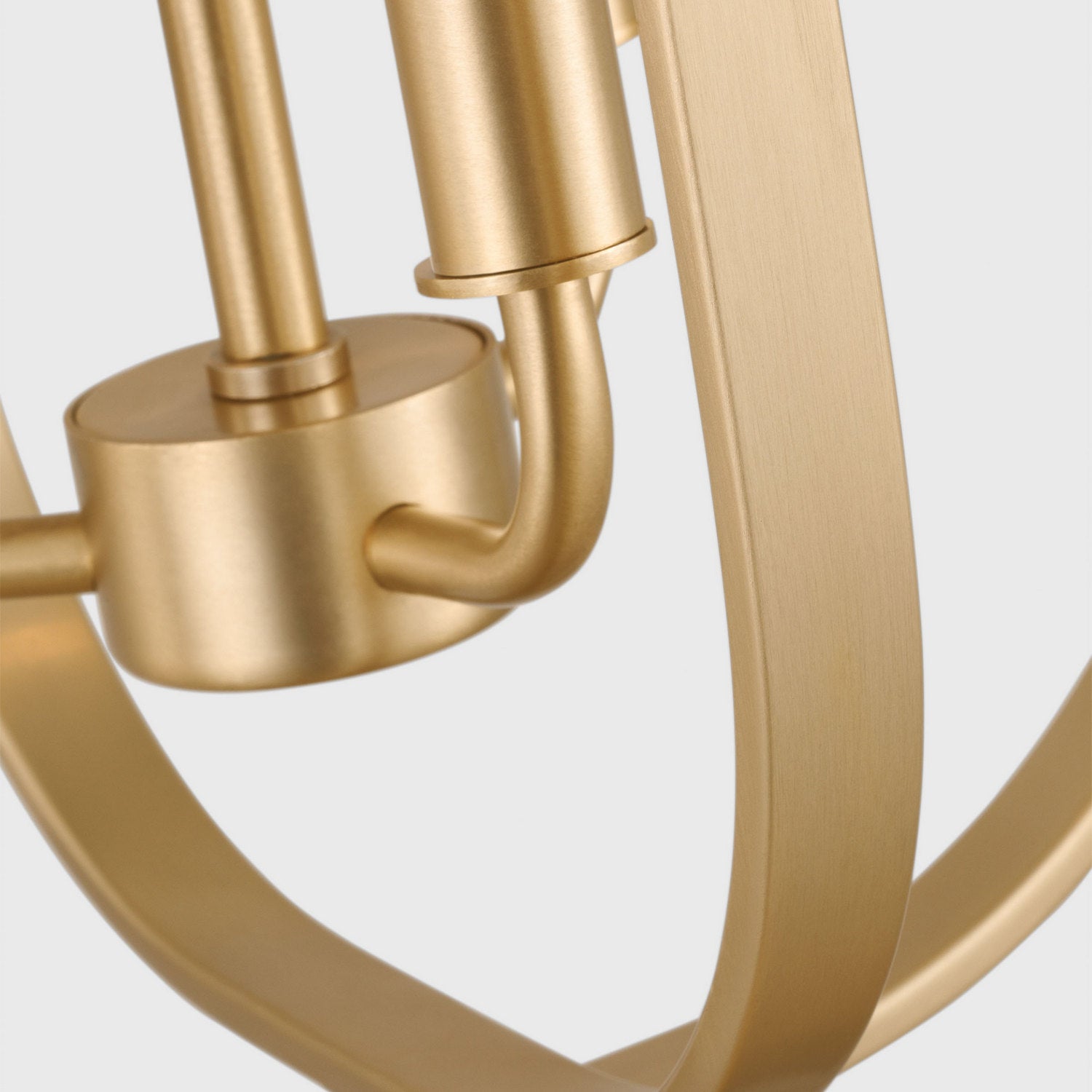 Generation Lighting - GLC1293SB - Three Light Chandelier - Loretto - Satin Brass