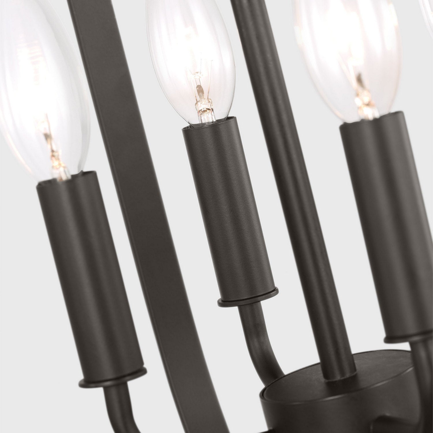 Generation Lighting - GLC1304MBK - Four Light Chandelier - Loretto - Midnight Black