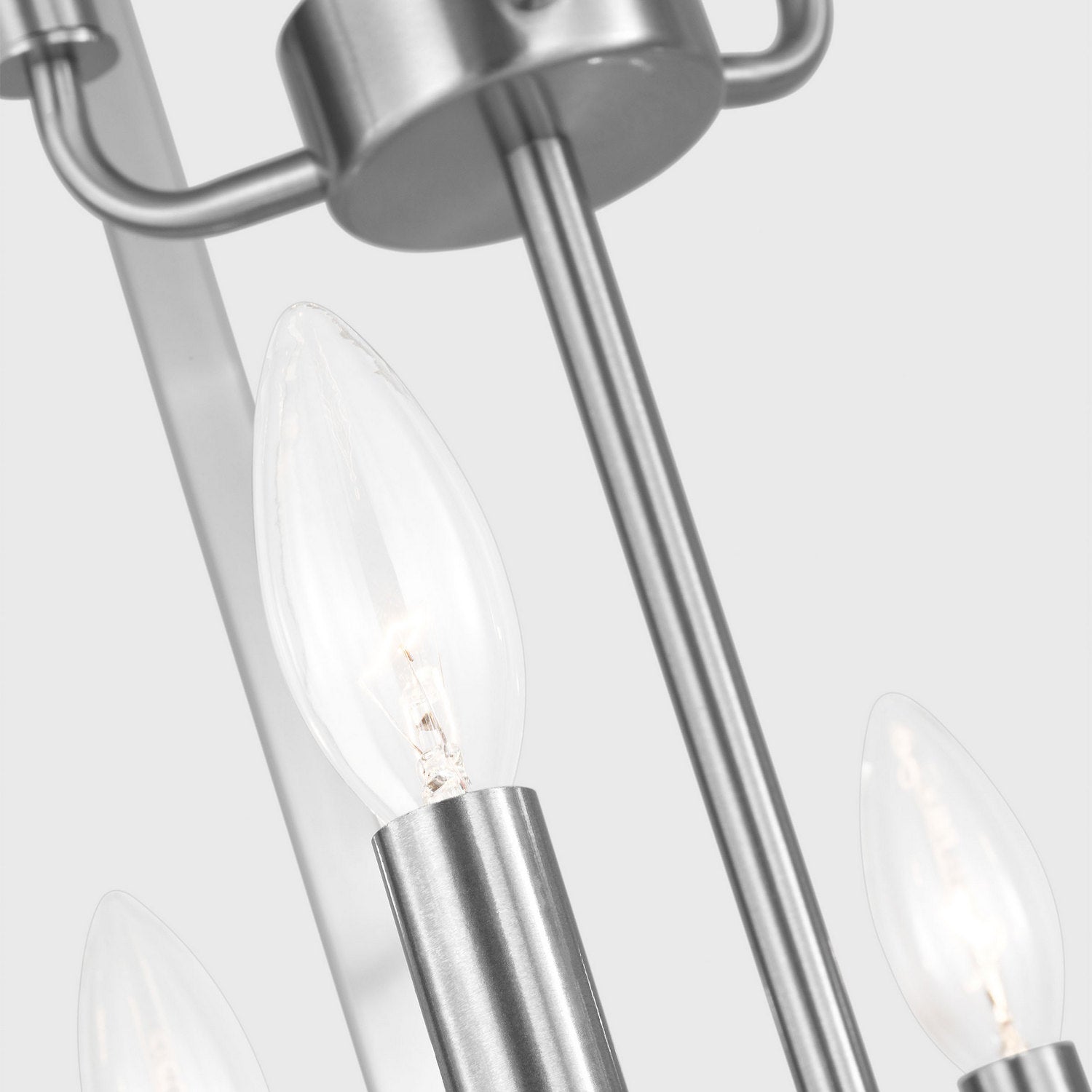 Generation Lighting - GLC1329BS - Nine Light Chandelier - Loretto - Brushed Nickel