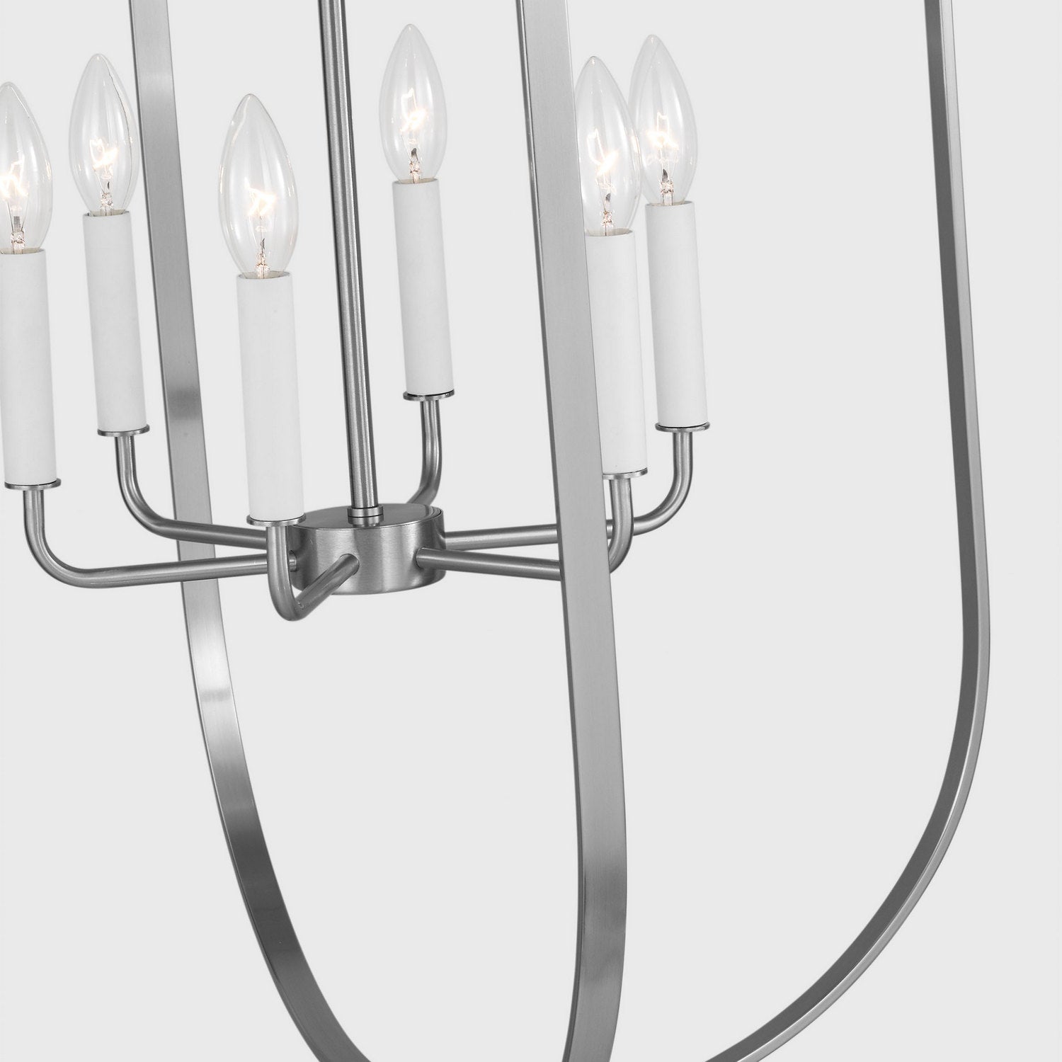 Generation Lighting - GLC1329BS - Nine Light Chandelier - Loretto - Brushed Nickel