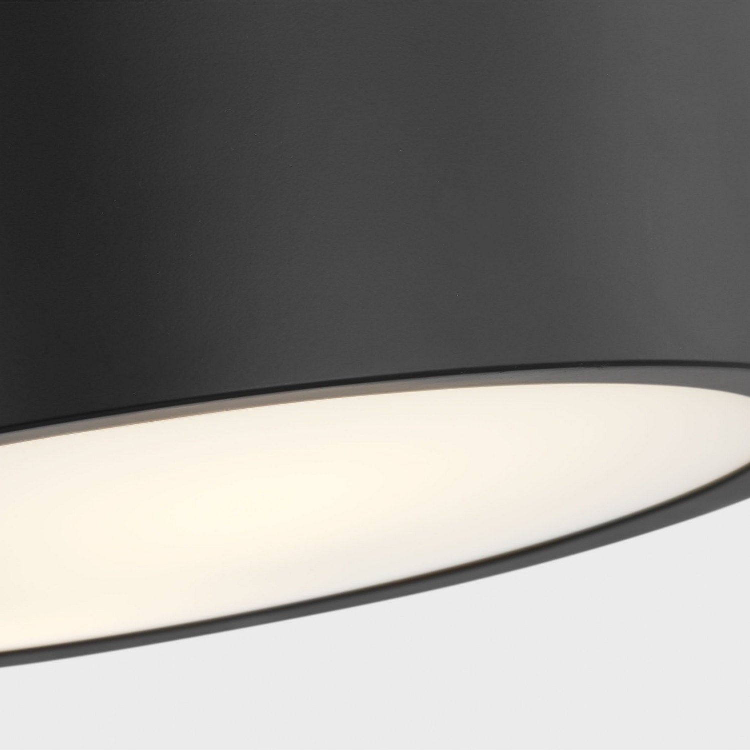 Generation Lighting - GLF1032MBK - Flush Mount - Albee - Midnight Black