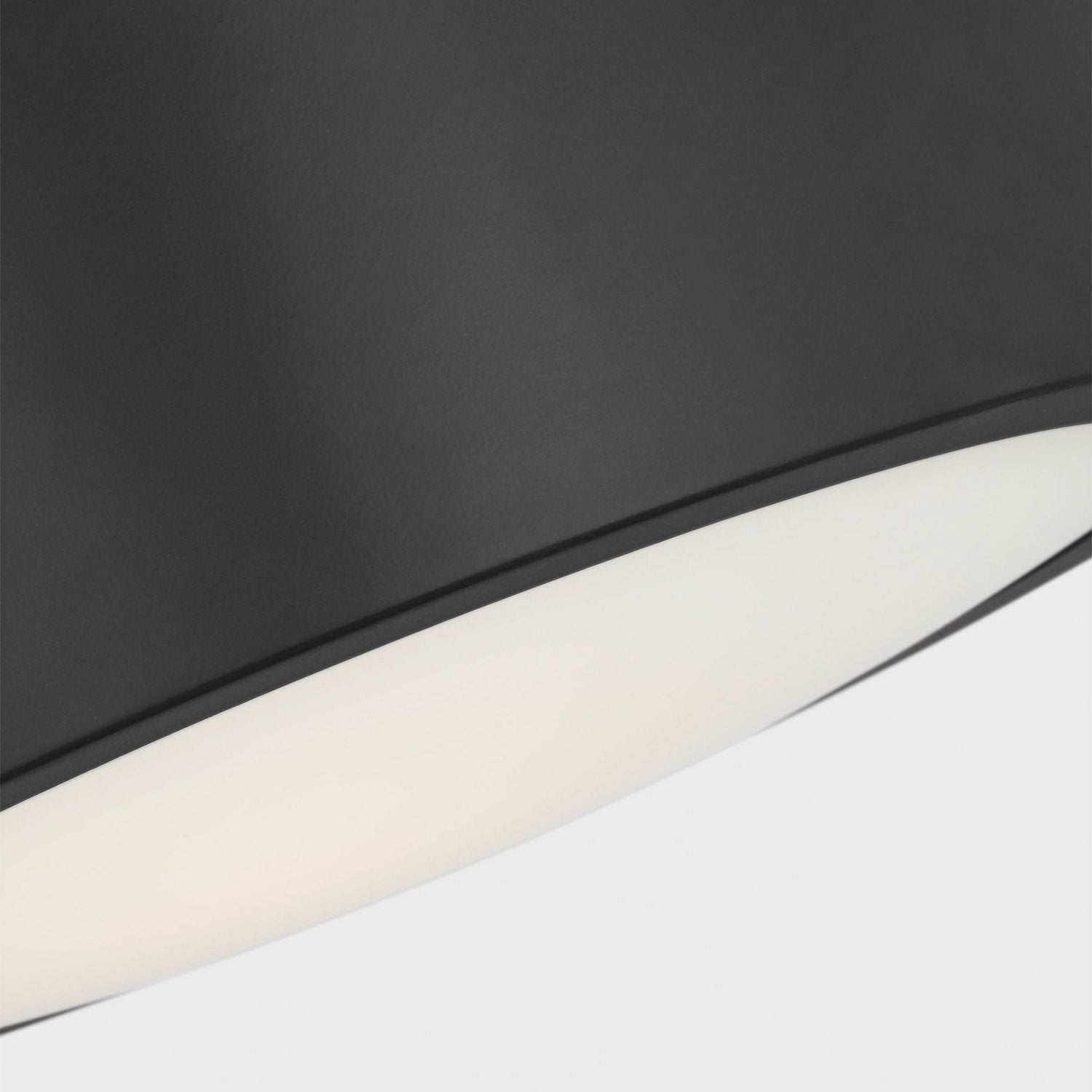 Generation Lighting - GLF1041MBK - Flush Mount - Albee - Midnight Black