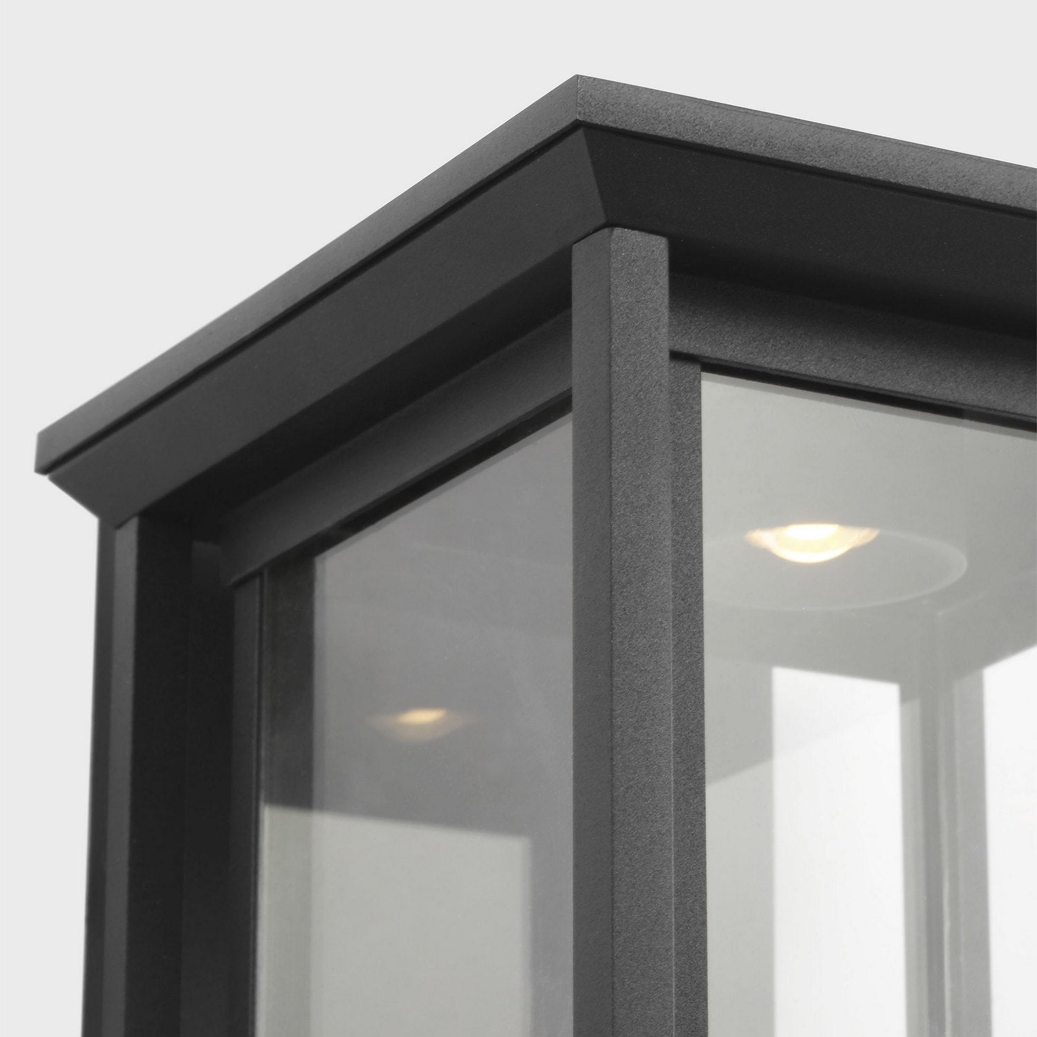Generation Lighting - GLO1291CDL-TXB - Lantern - Audley - Textured Black