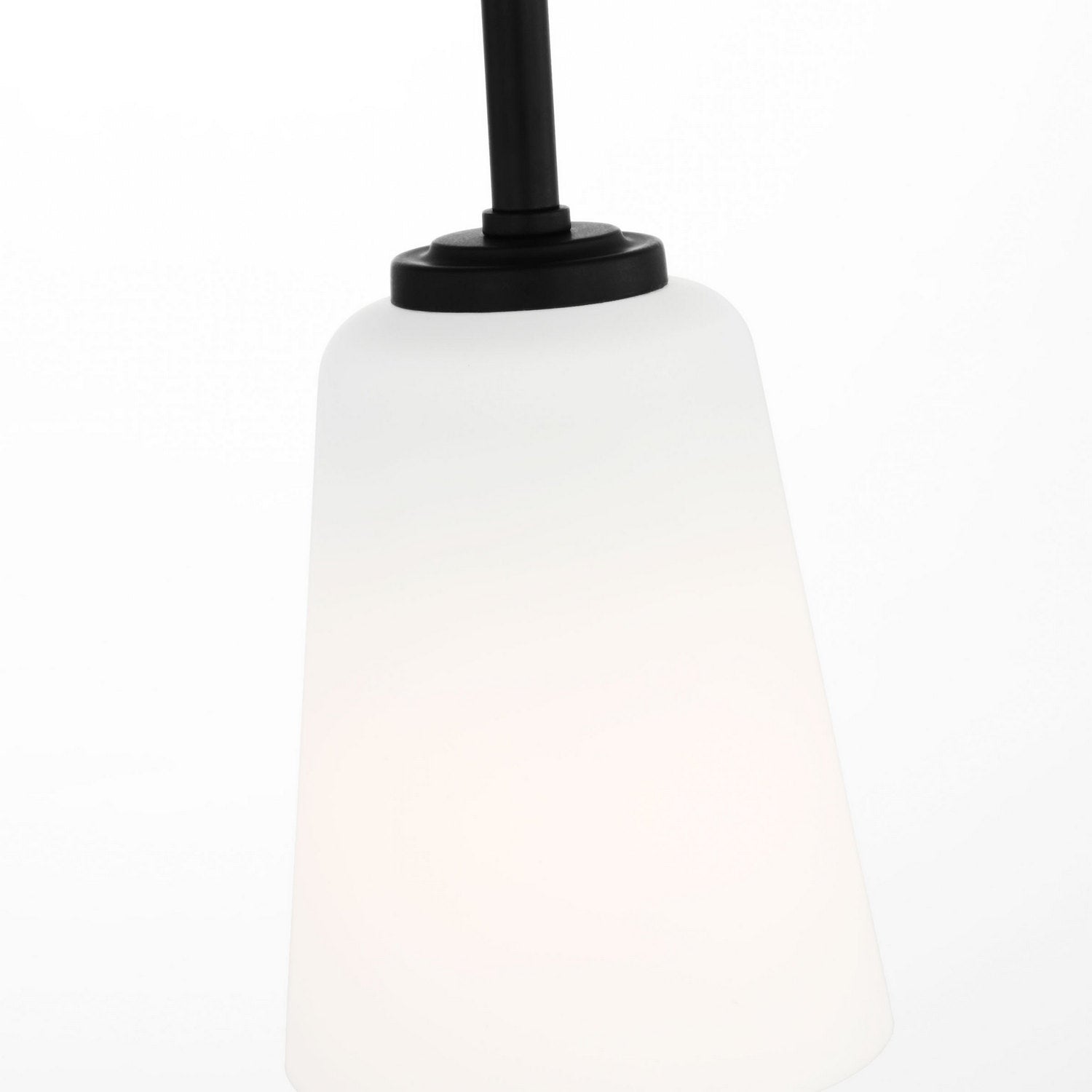 Generation Lighting - GLP1031MBK - One Light Mini-Pendant - Miles - Midnight Black