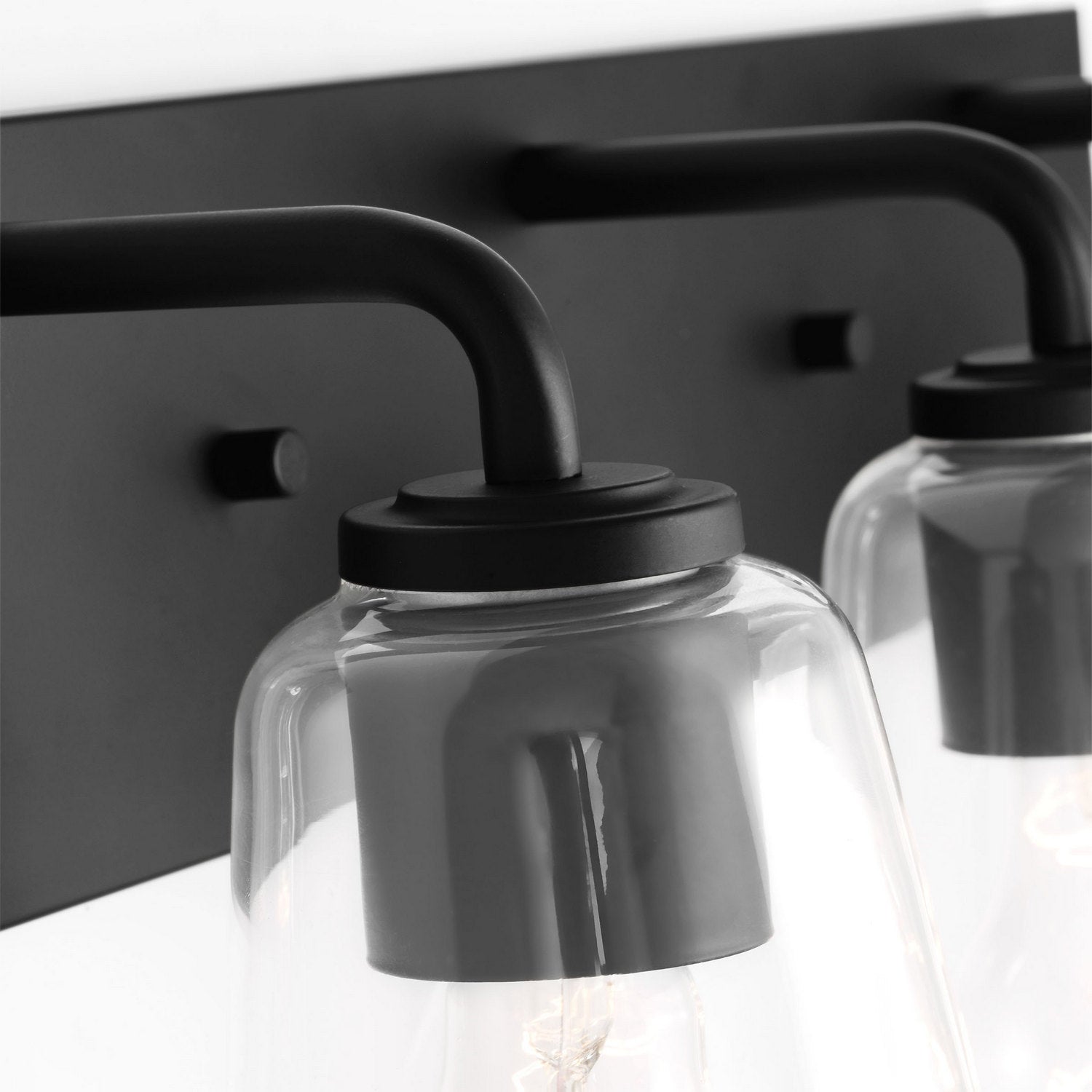 Generation Lighting - GLV1063MBK - Vanity - Miles - Midnight Black